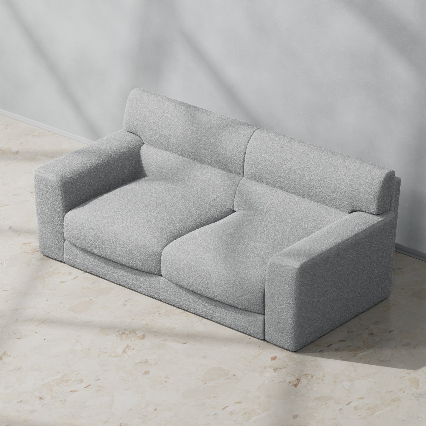 Boucle Light Grey
