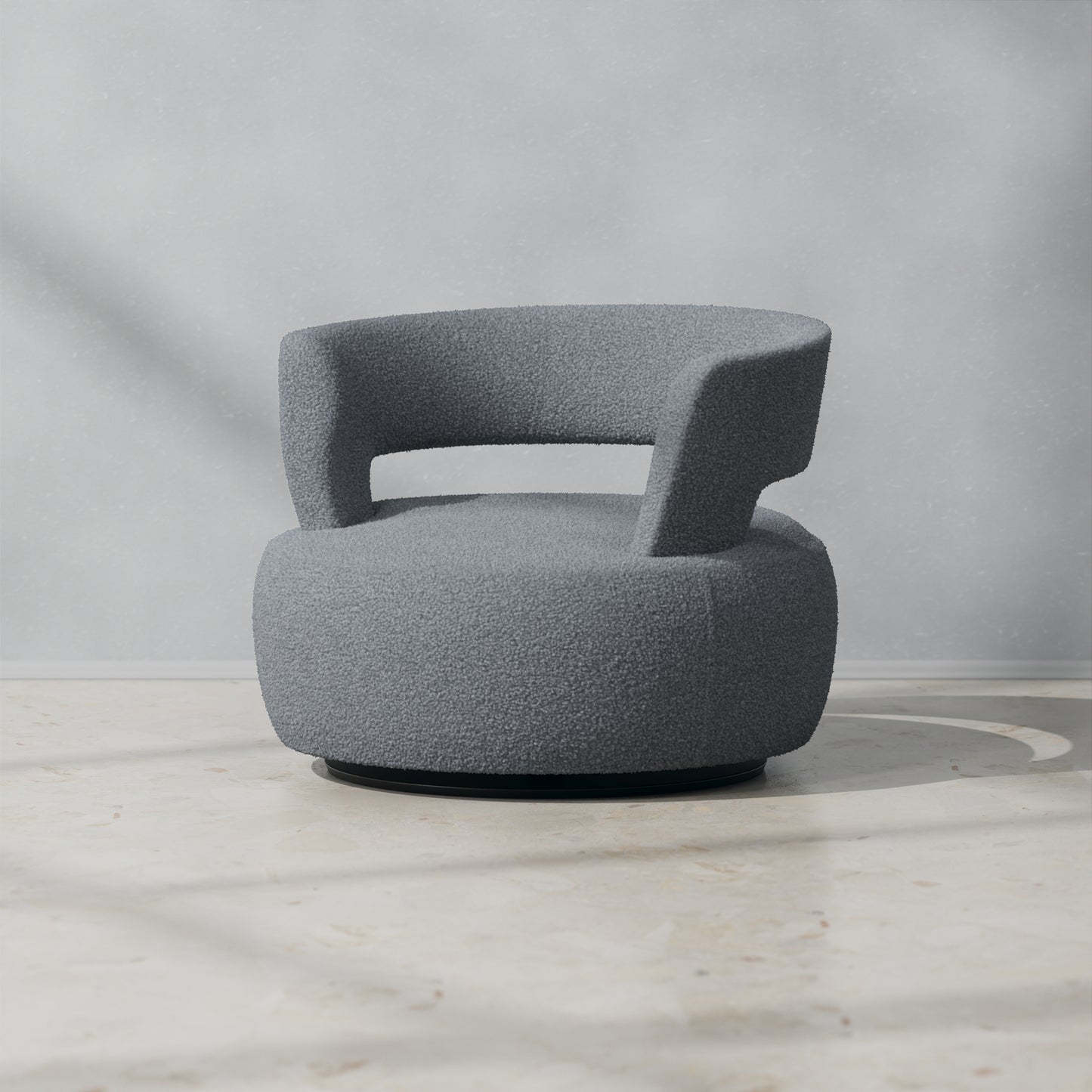 Boucle Dark Grey