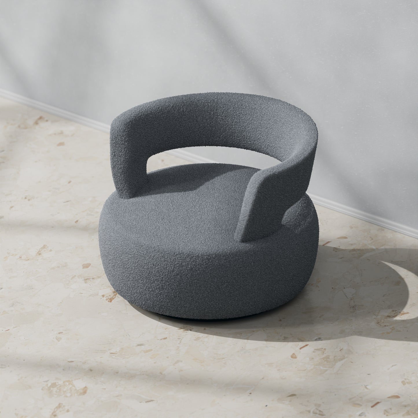 Boucle Dark Grey