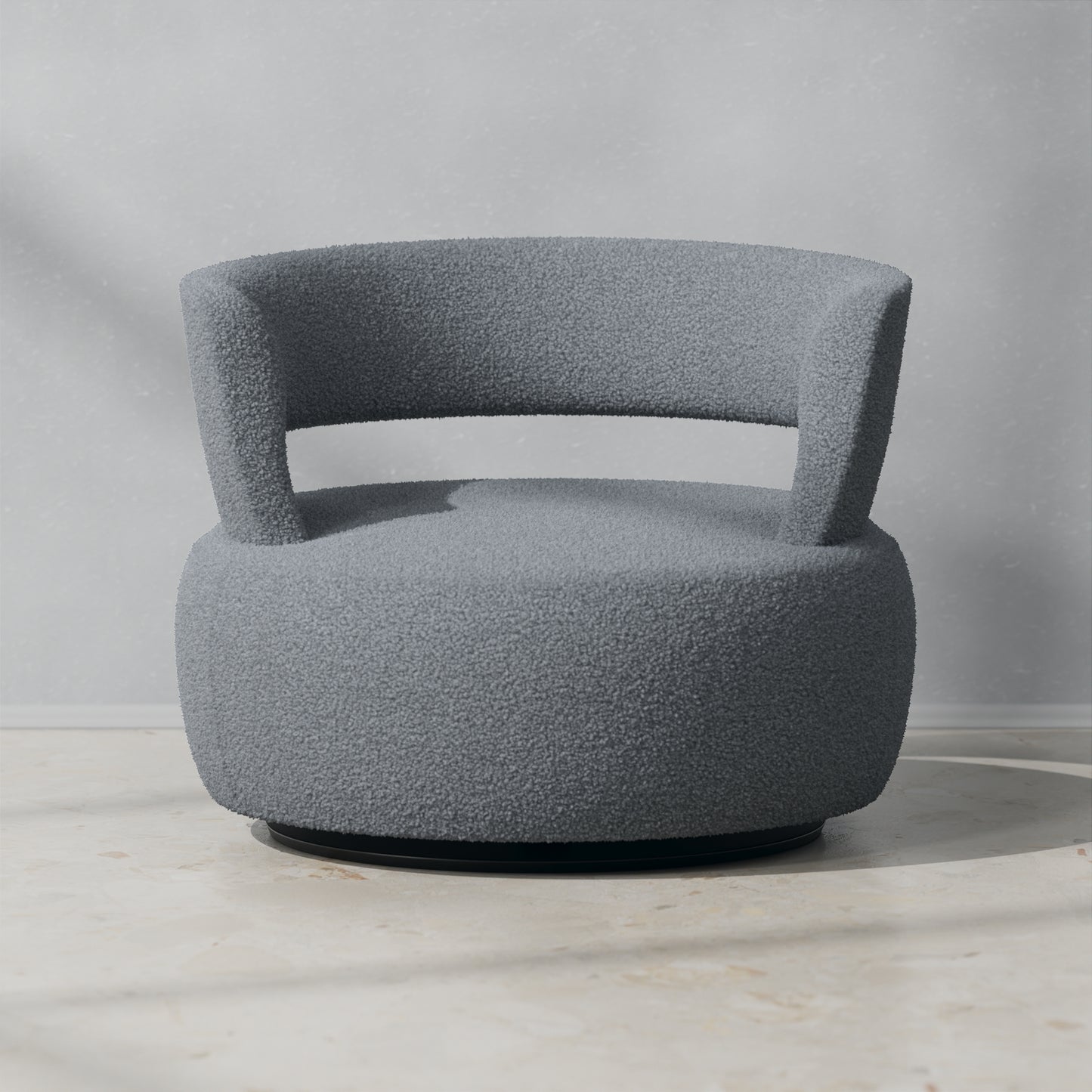 Boucle Dark Grey