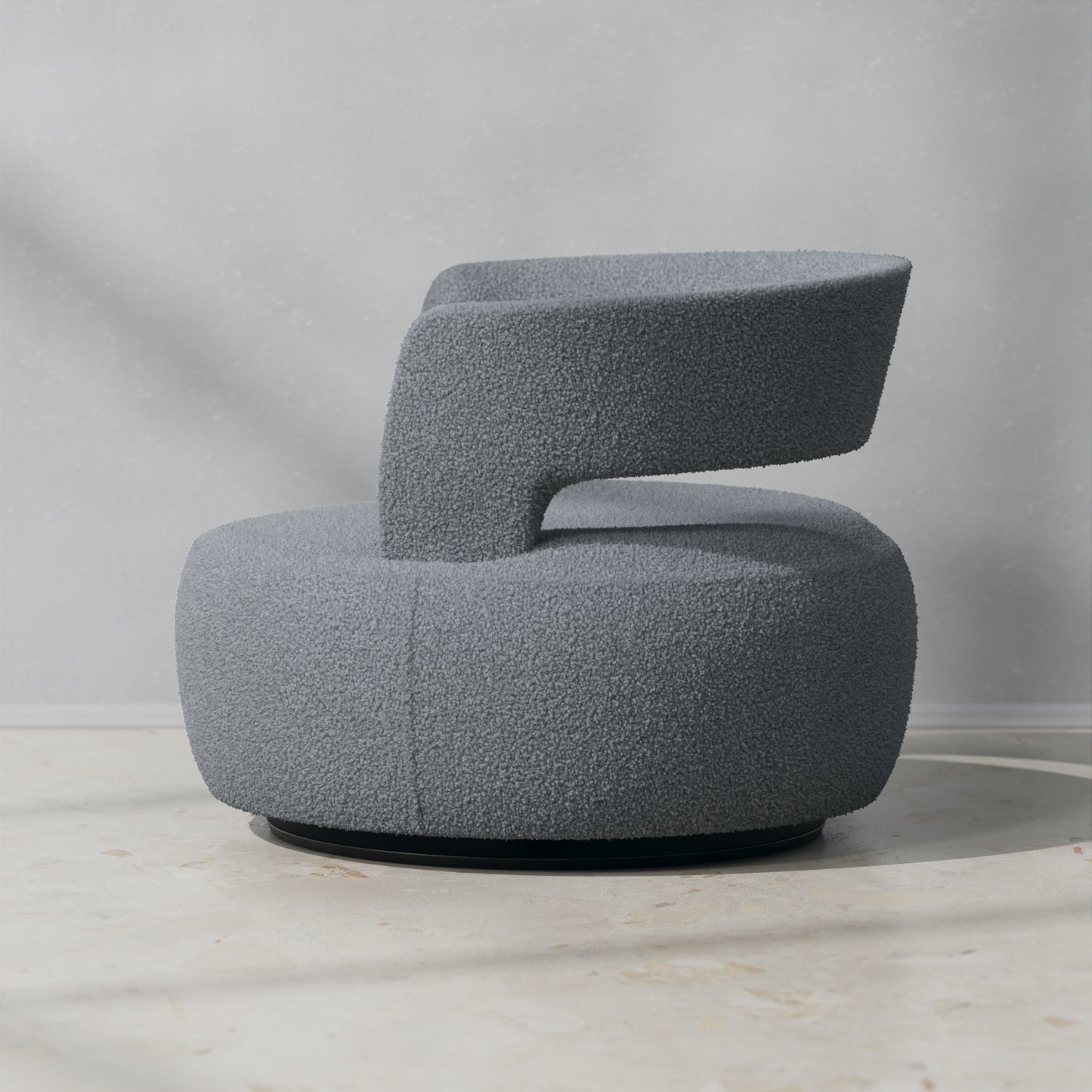 Boucle Dark Grey