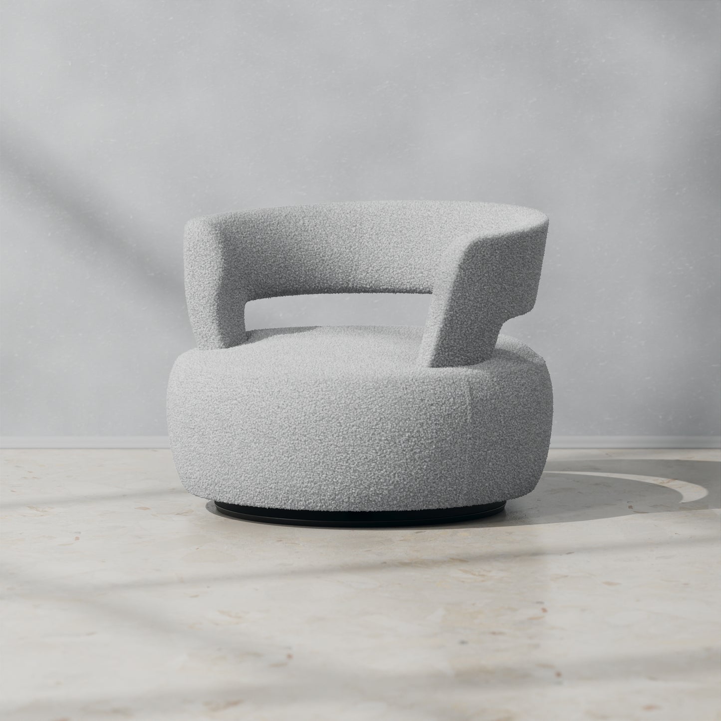Boucle Light Grey
