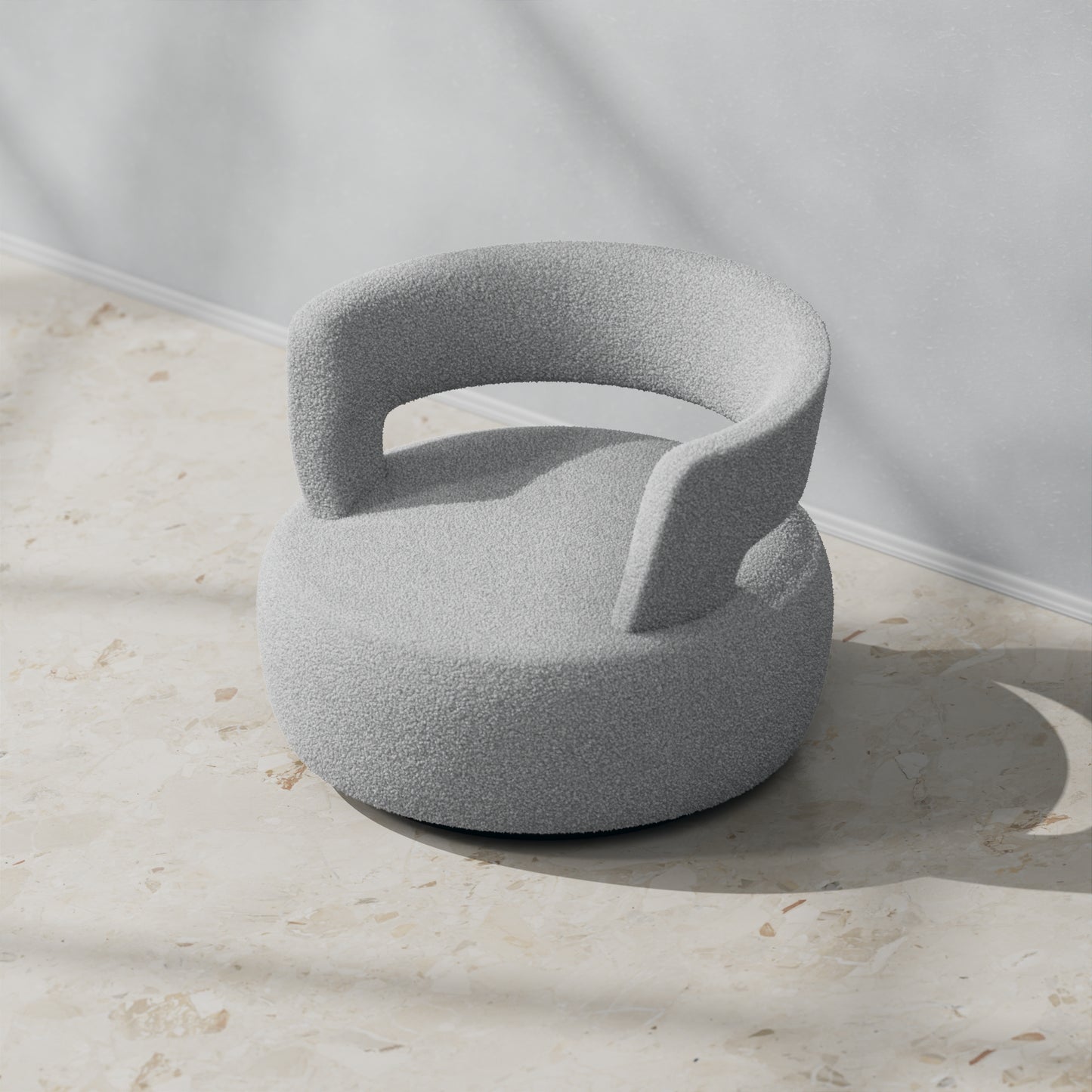 Boucle Light Grey