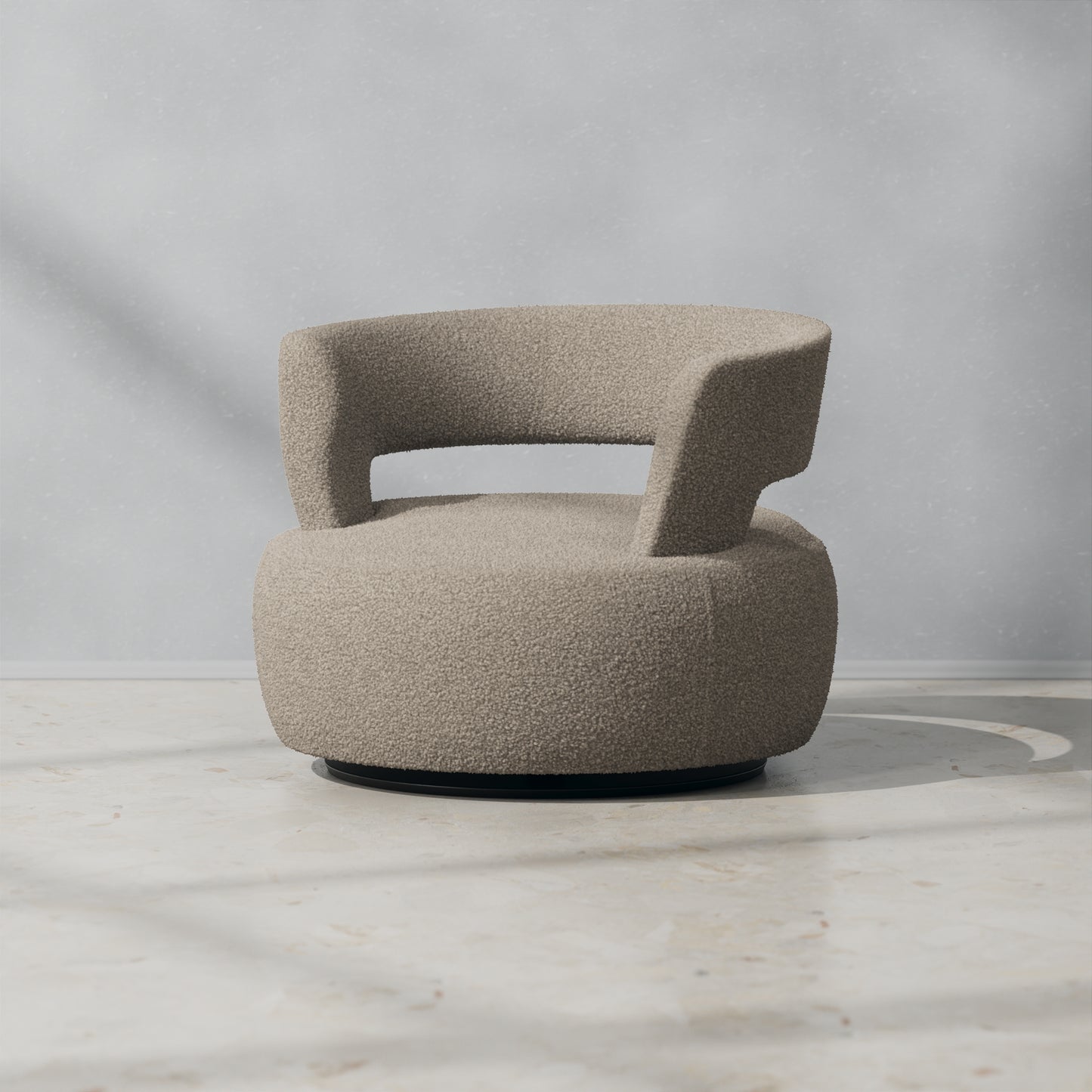 Boucle Taupe