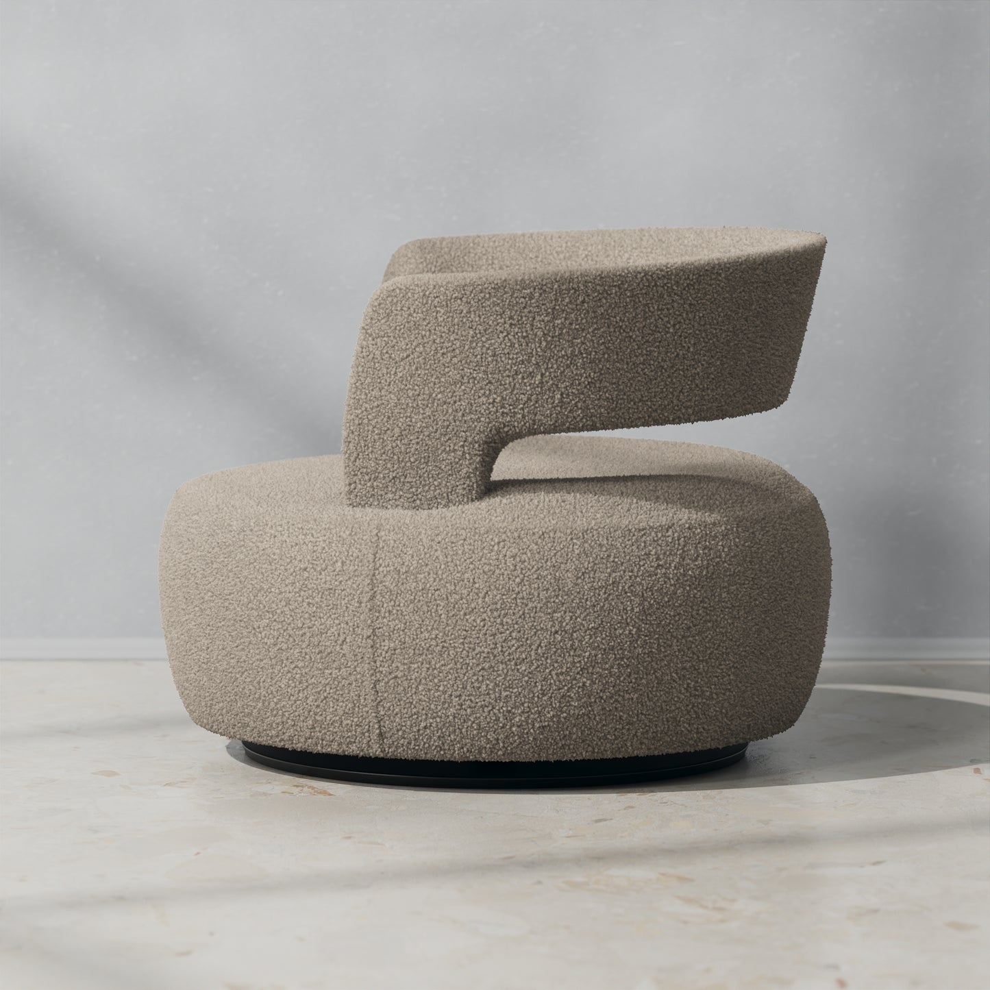 Boucle Taupe