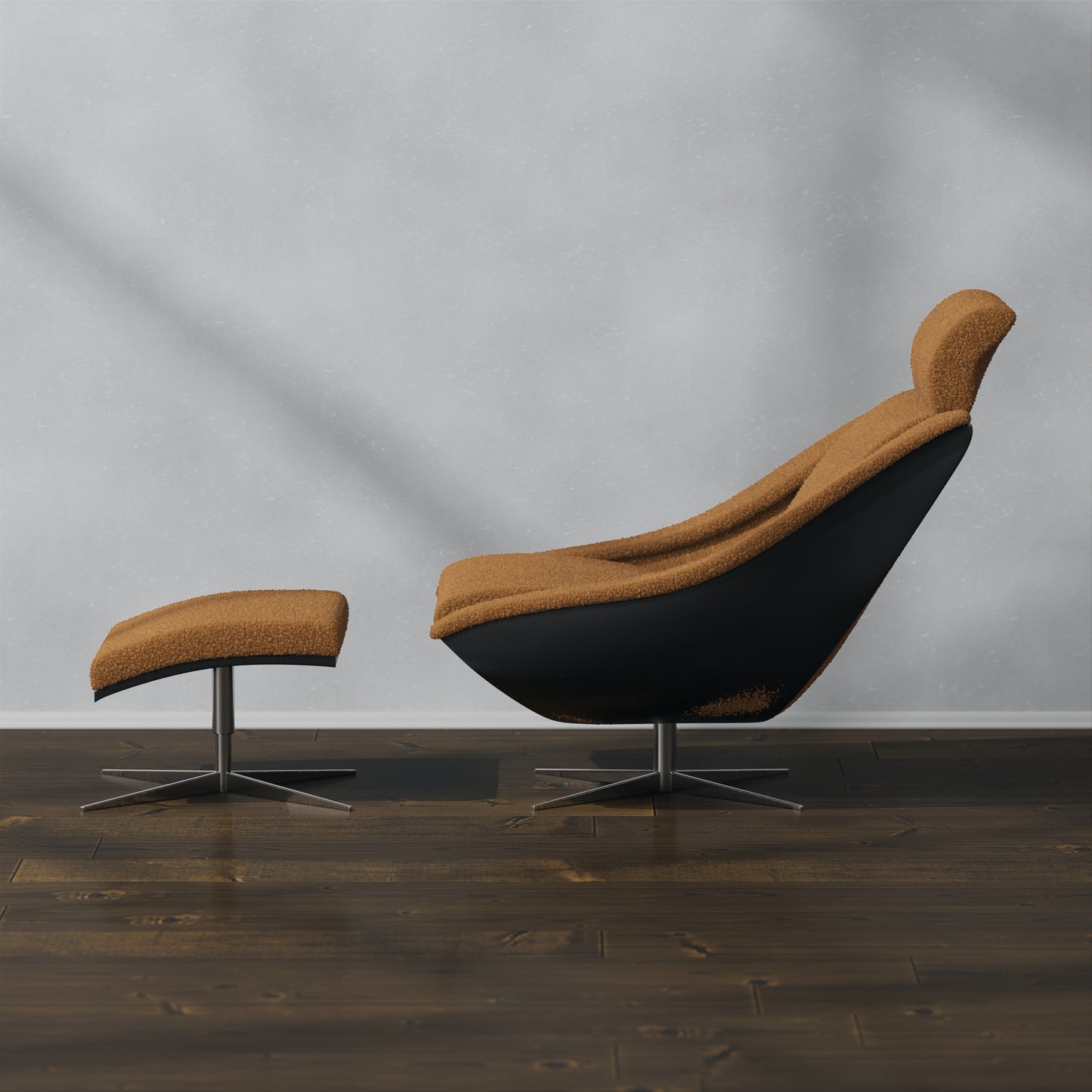 Bakea Lounge Chair & Ottoman