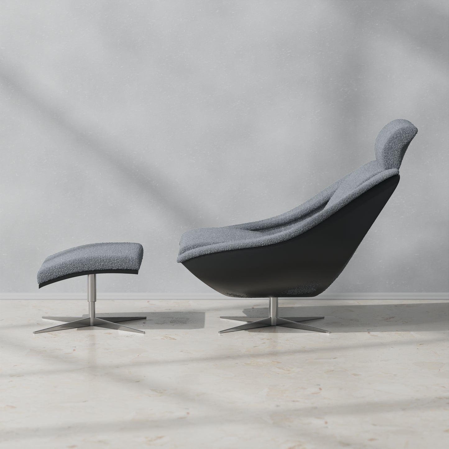 Boucle Dark Grey