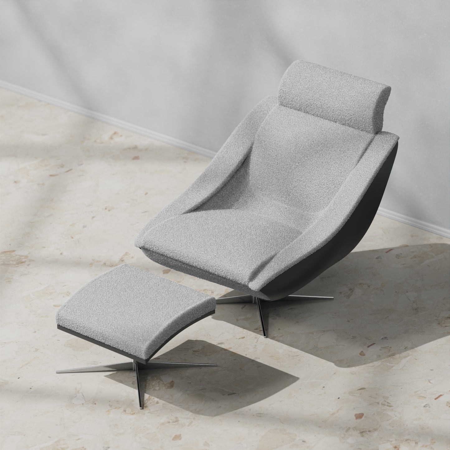 Boucle Light Grey