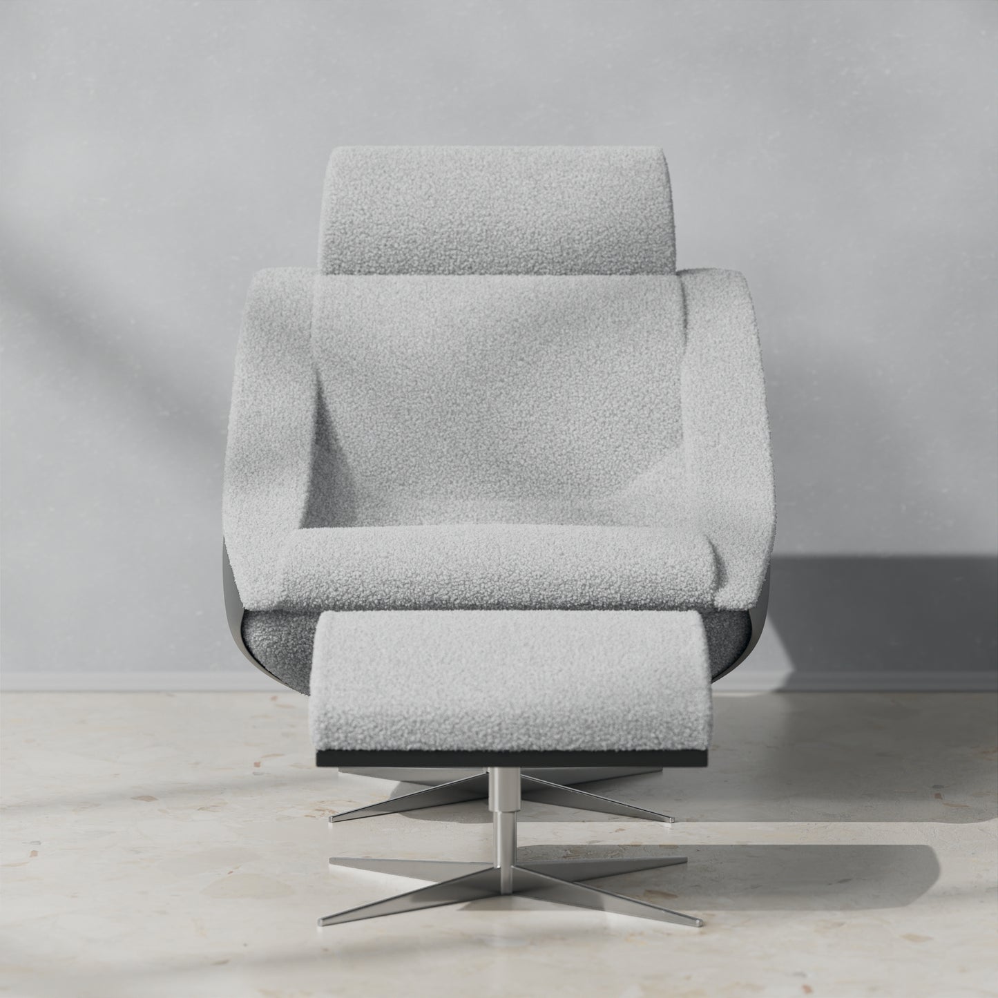 Boucle Light Grey