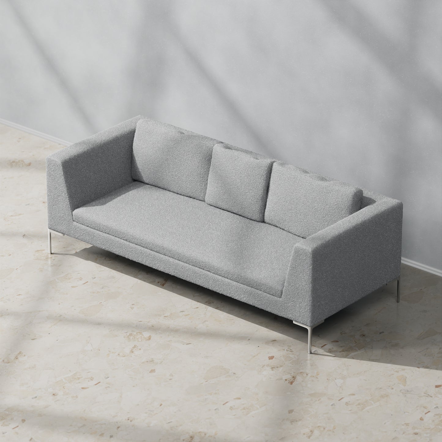 Boucle Light Grey