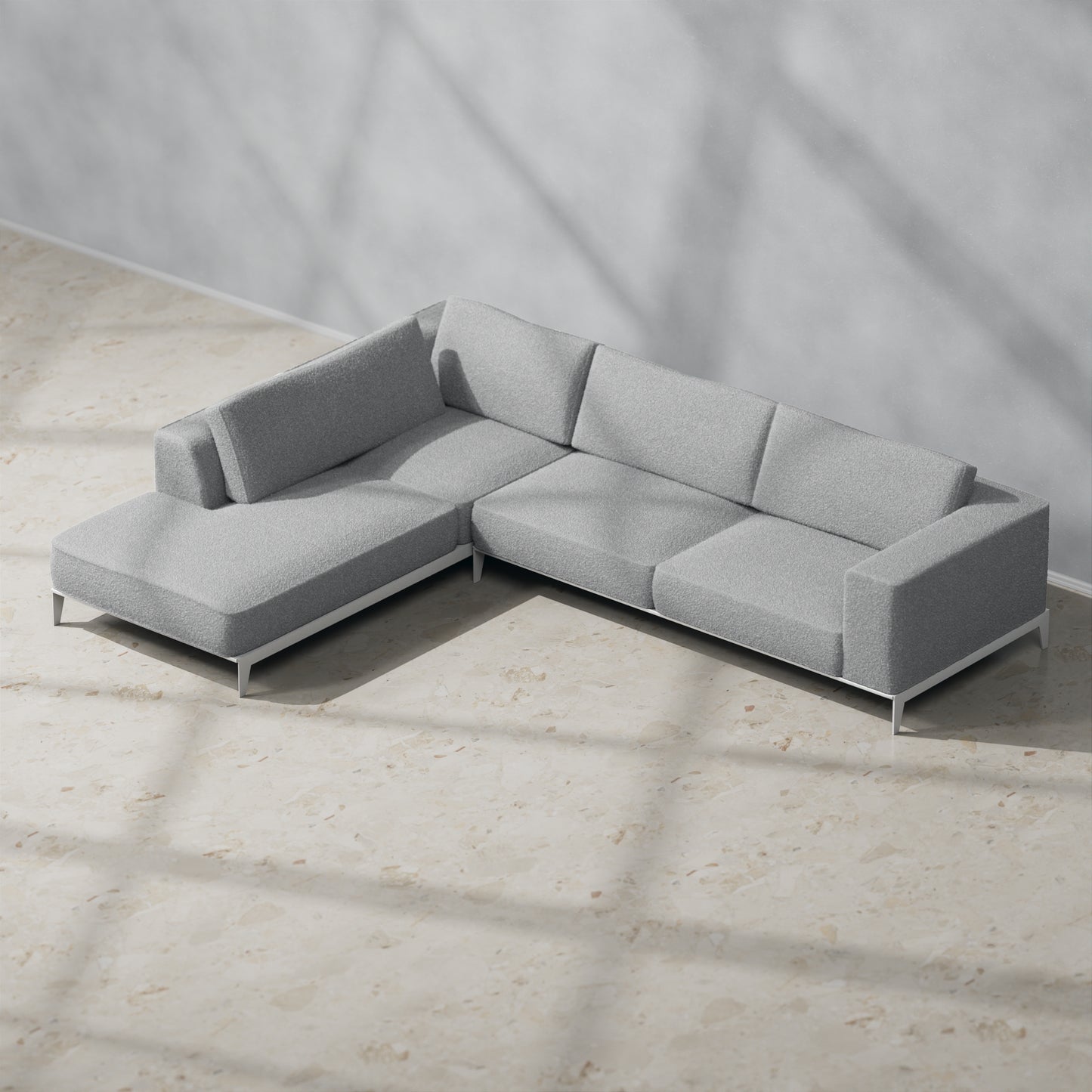 Boucle Light Grey