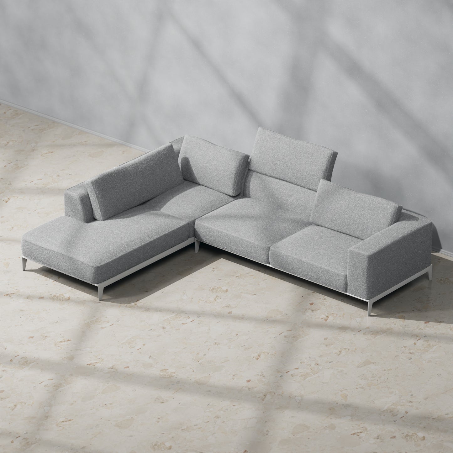 Boucle Light Grey