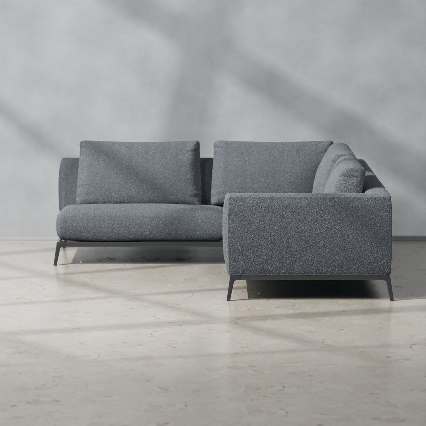 Boucle Dark Grey