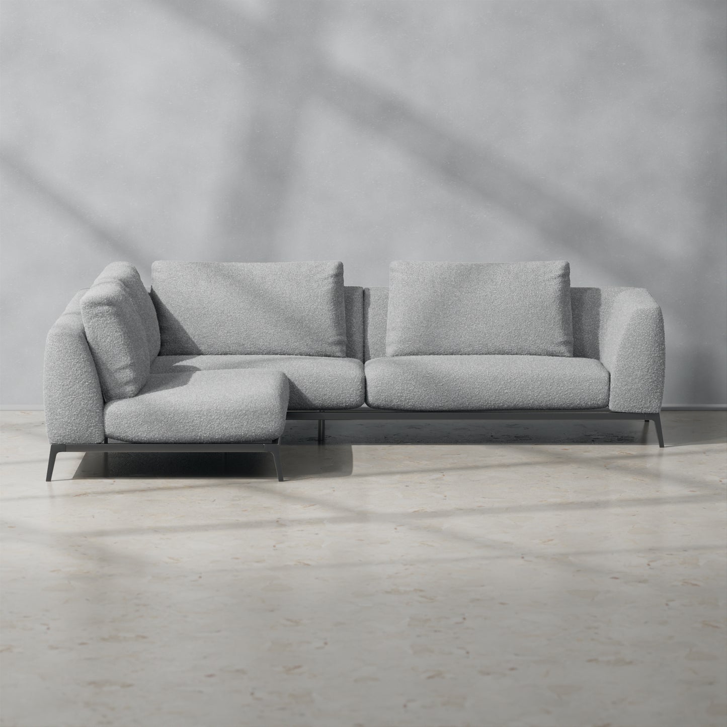 Boucle Light Grey