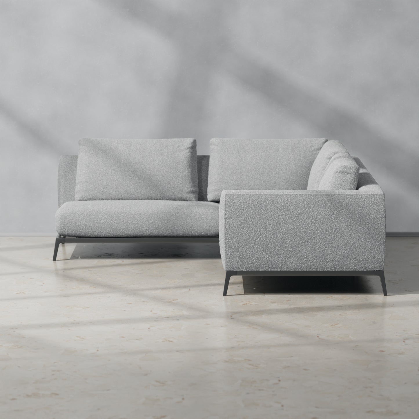 Boucle Light Grey