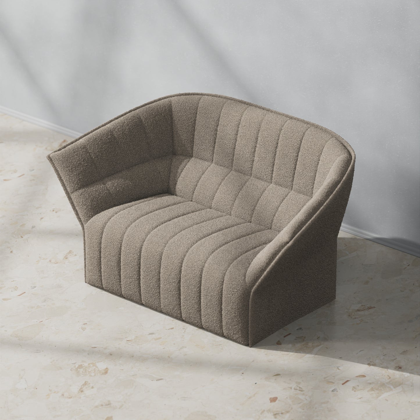Boucle Taupe