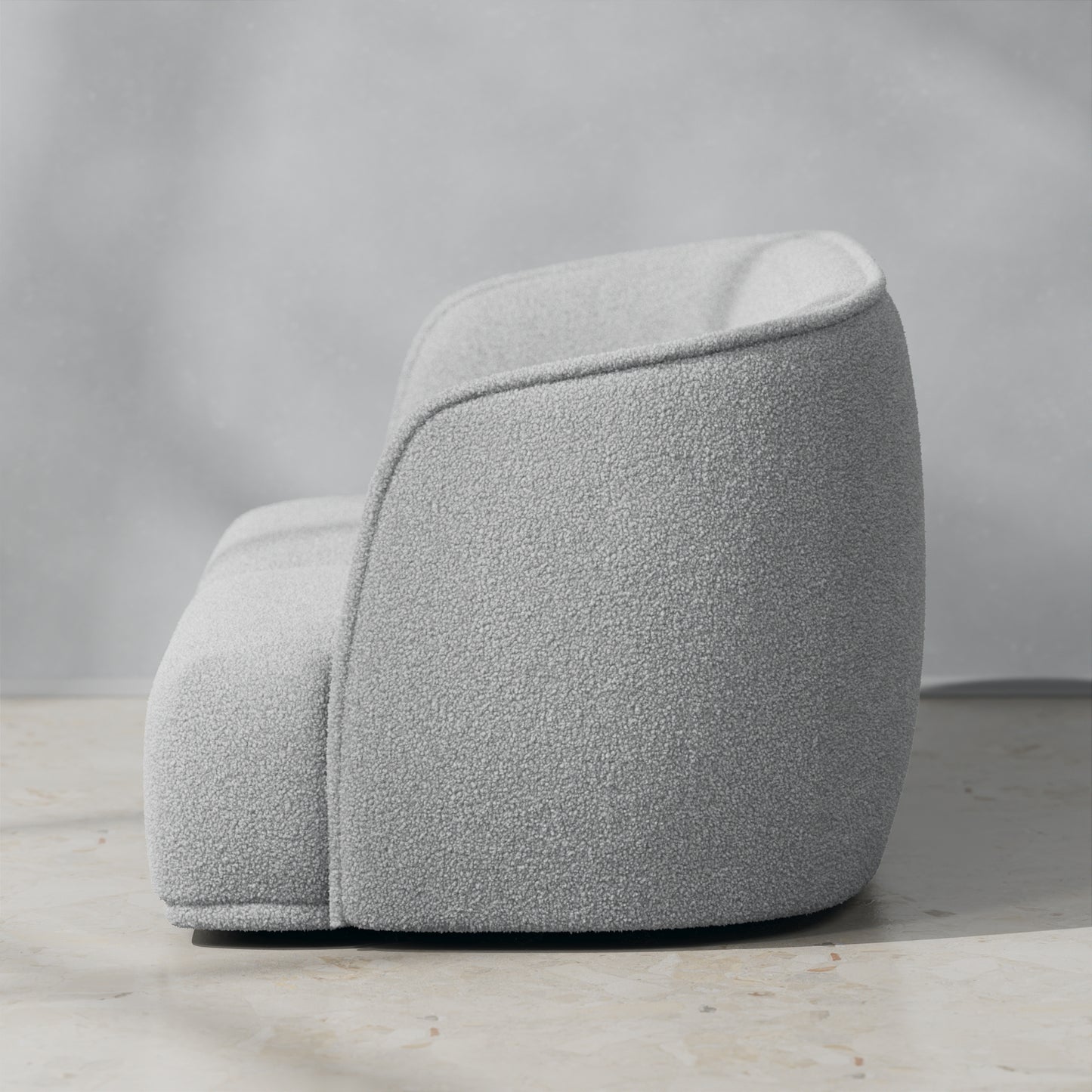Boucle Light Grey