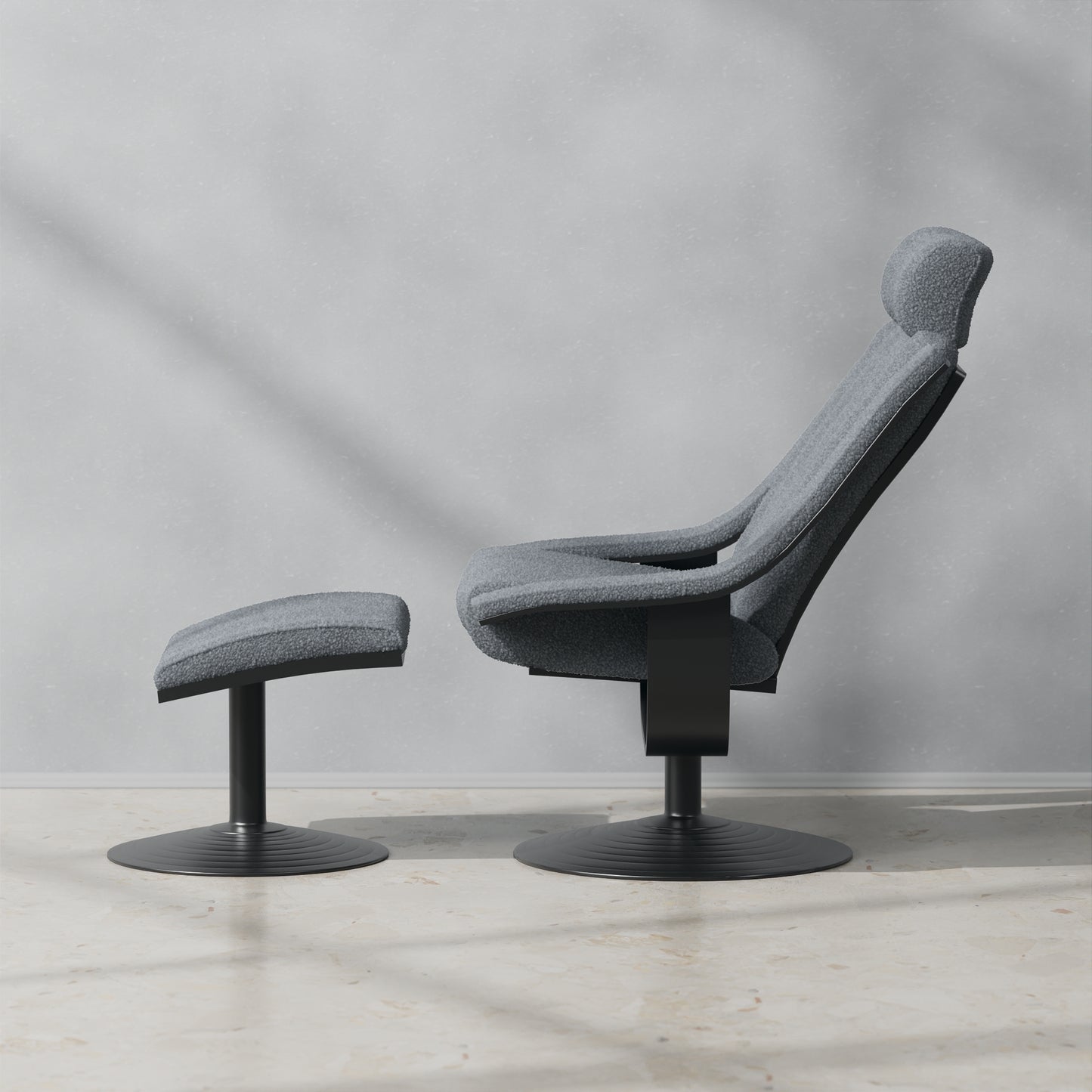 Boucle Dark Grey