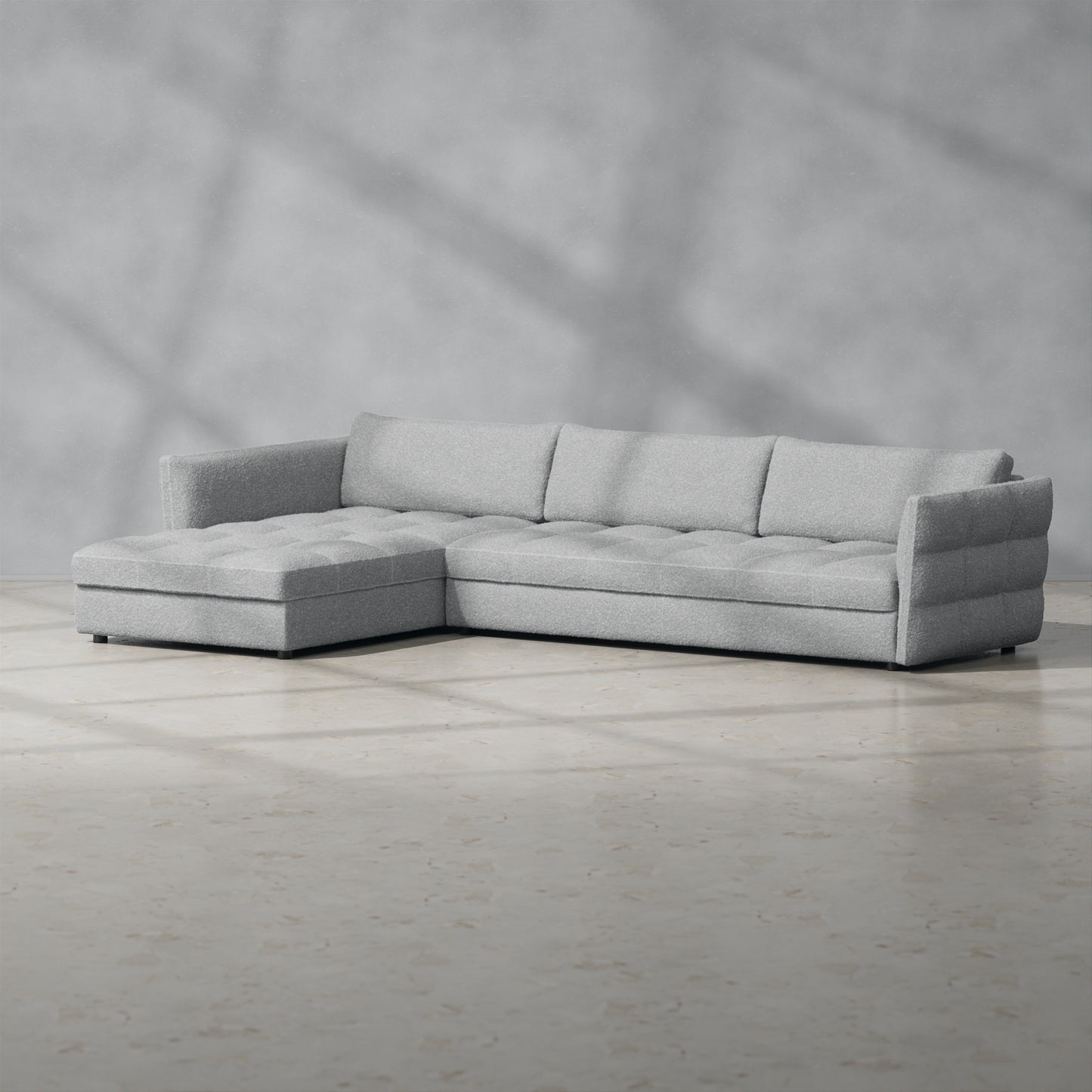 Boucle Light Grey