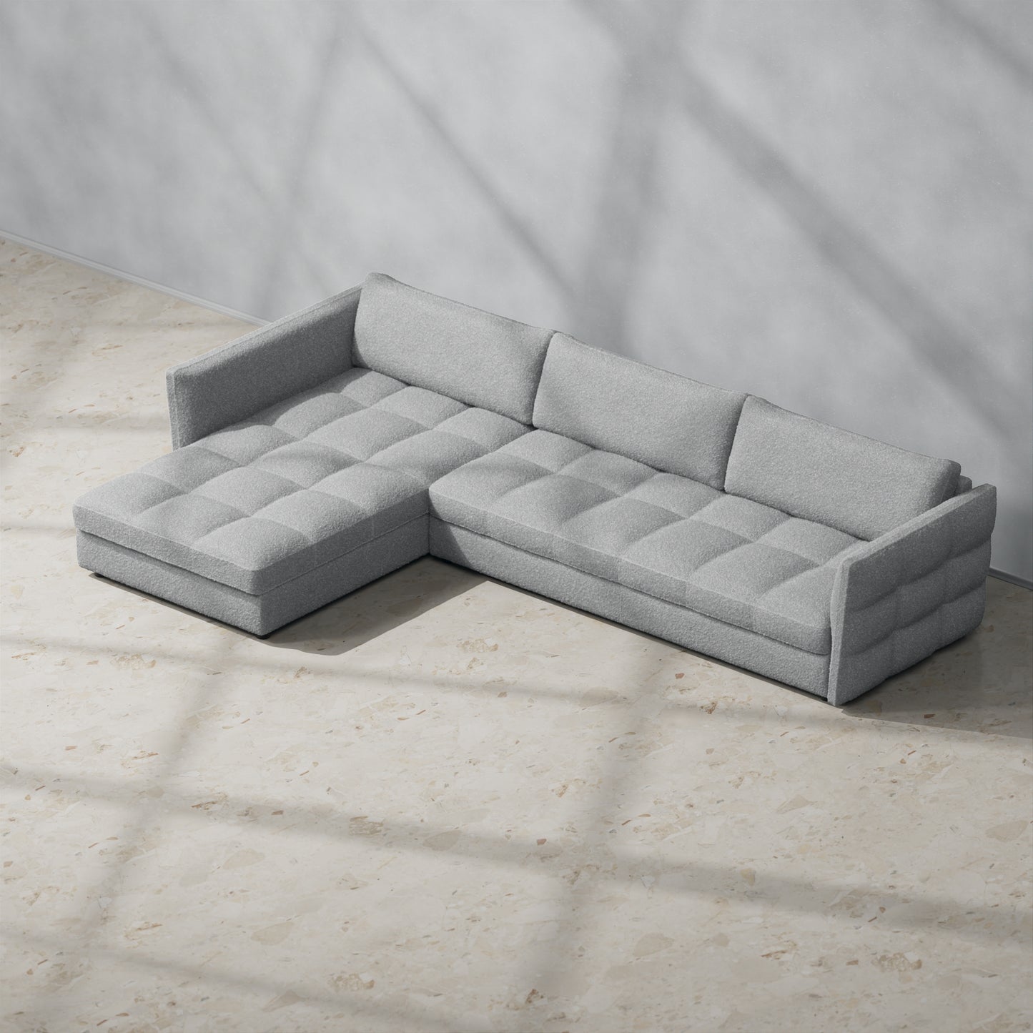 Boucle Light Grey