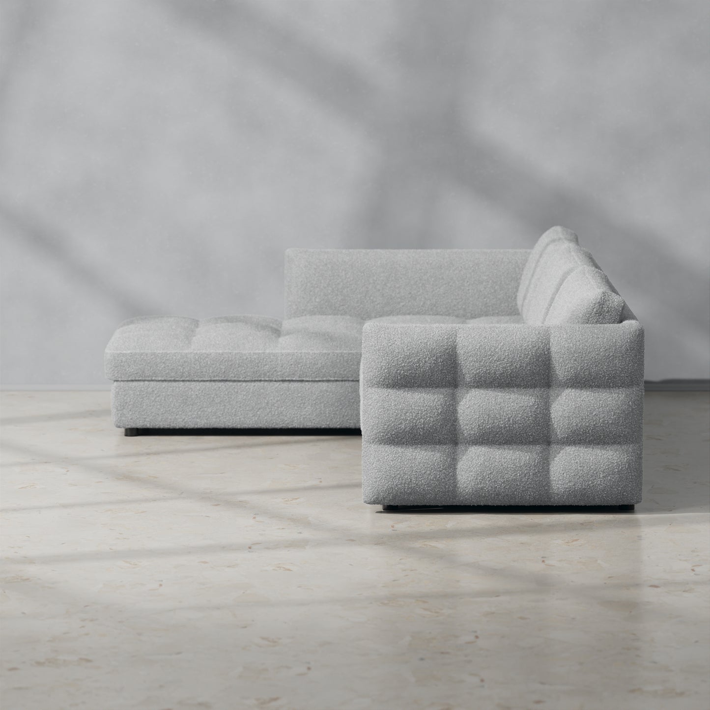 Boucle Light Grey