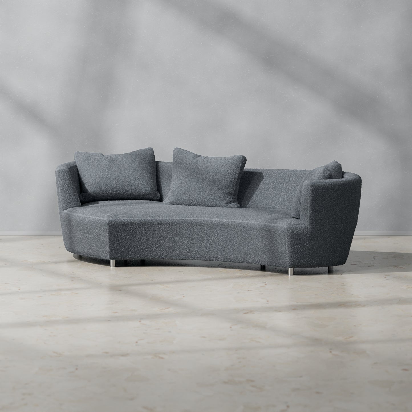 Boucle Dark Grey