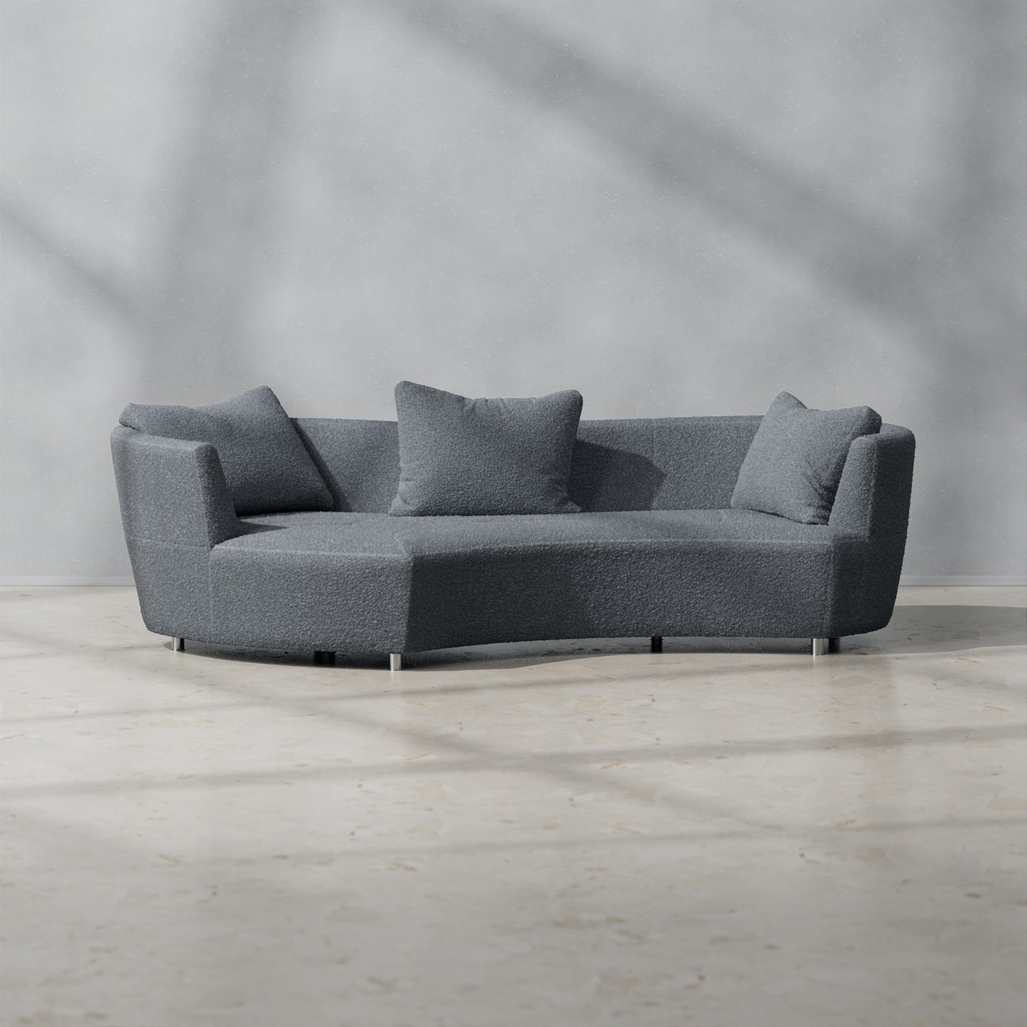 Boucle Dark Grey