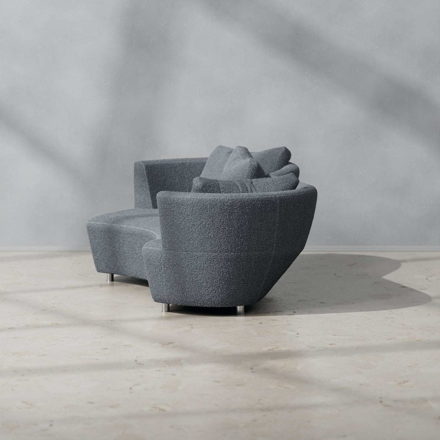 Boucle Dark Grey