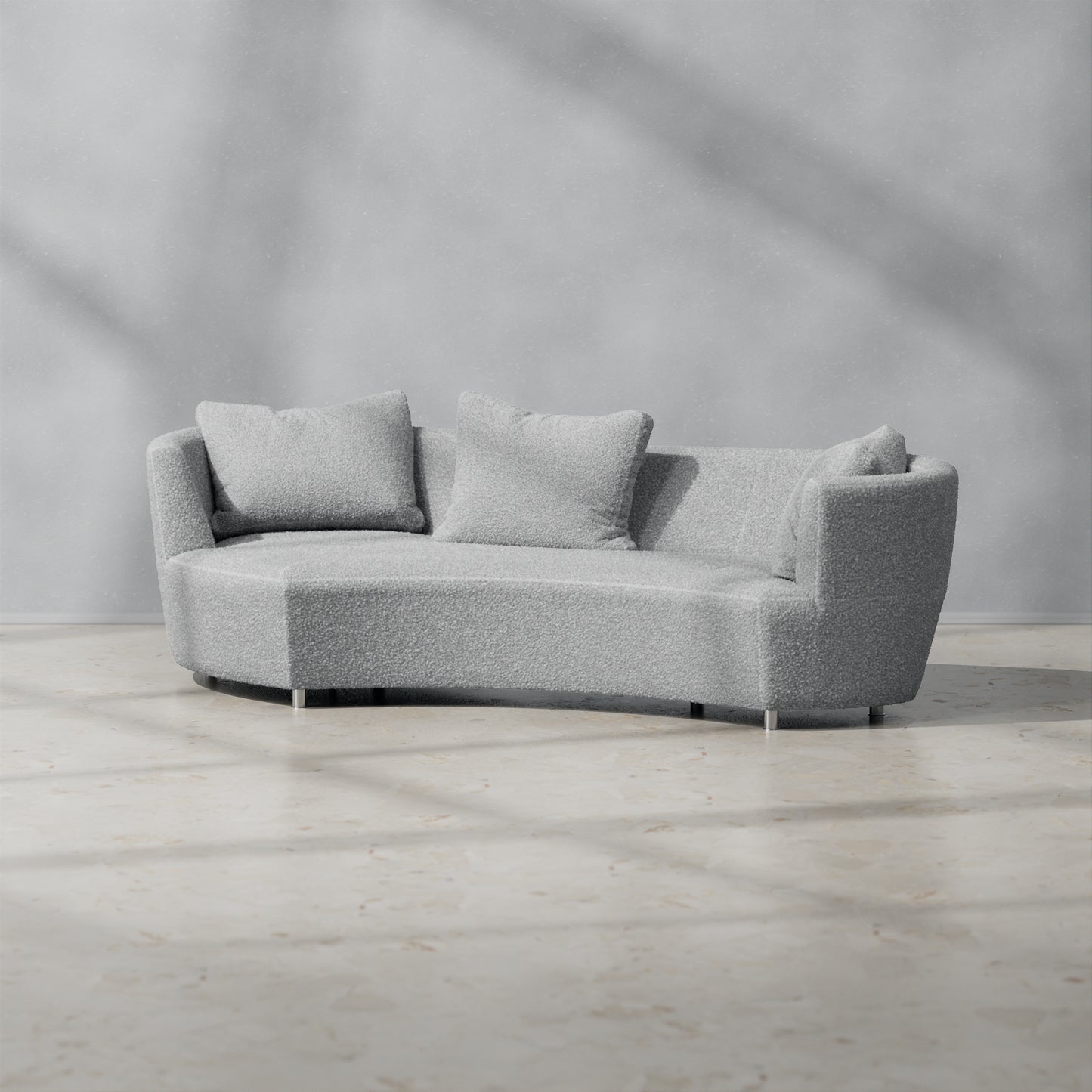 Boucle Light Grey