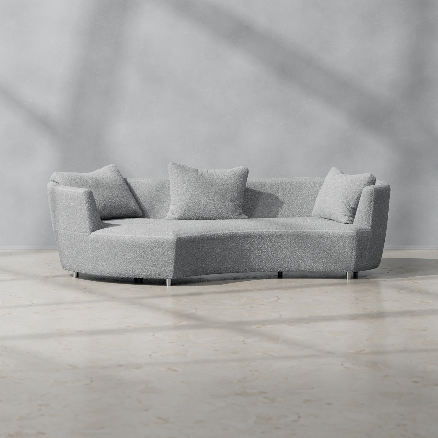 Boucle Light Grey