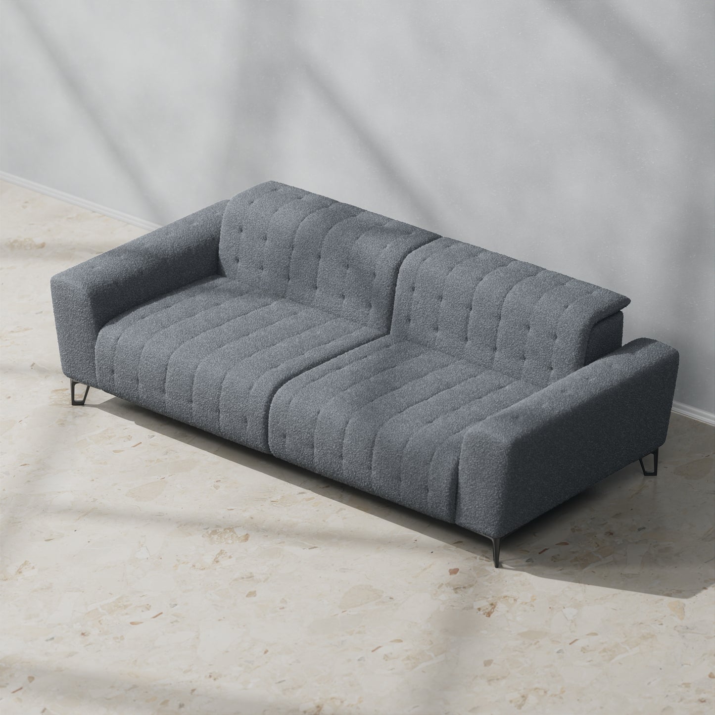 Boucle Dark Grey
