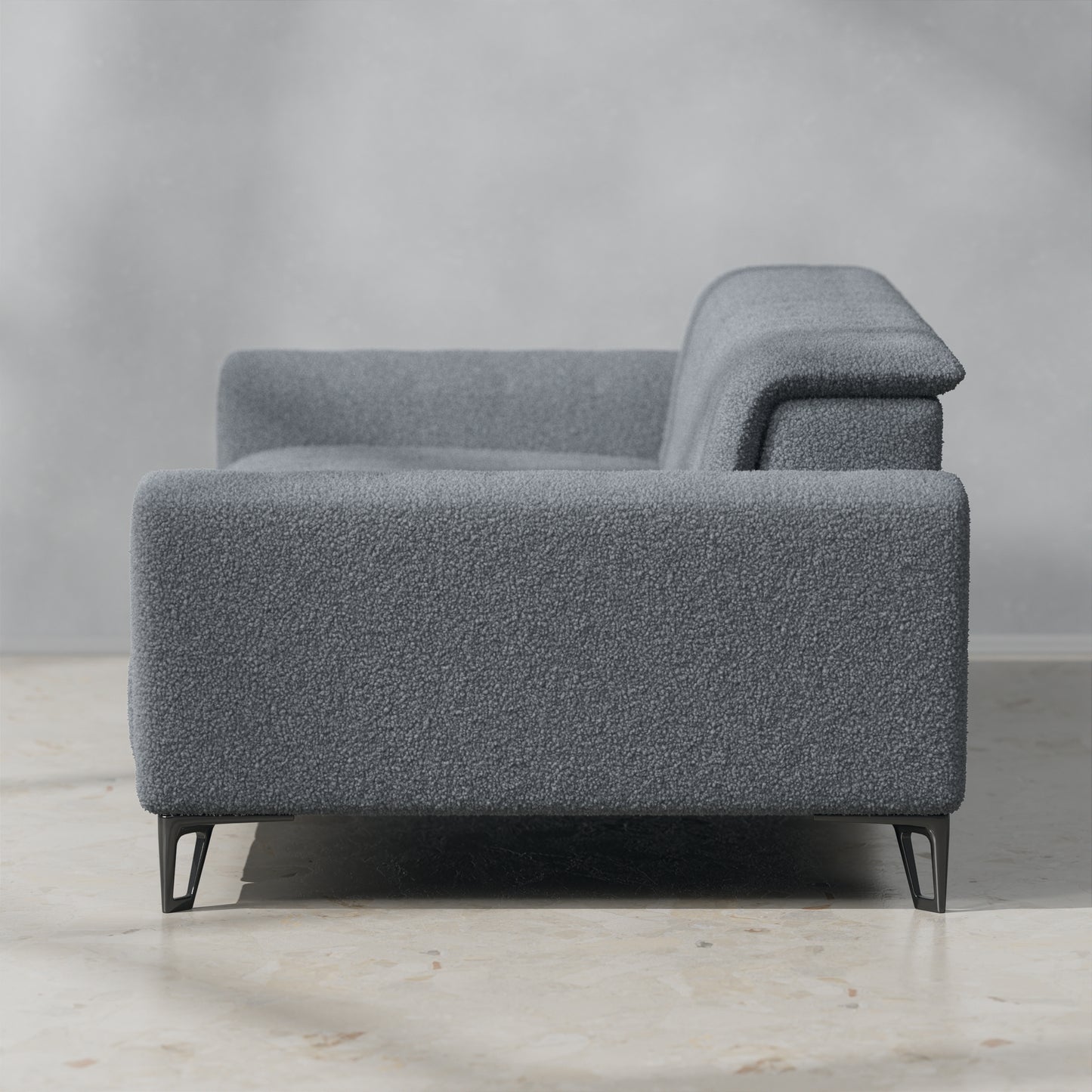 Boucle Dark Grey