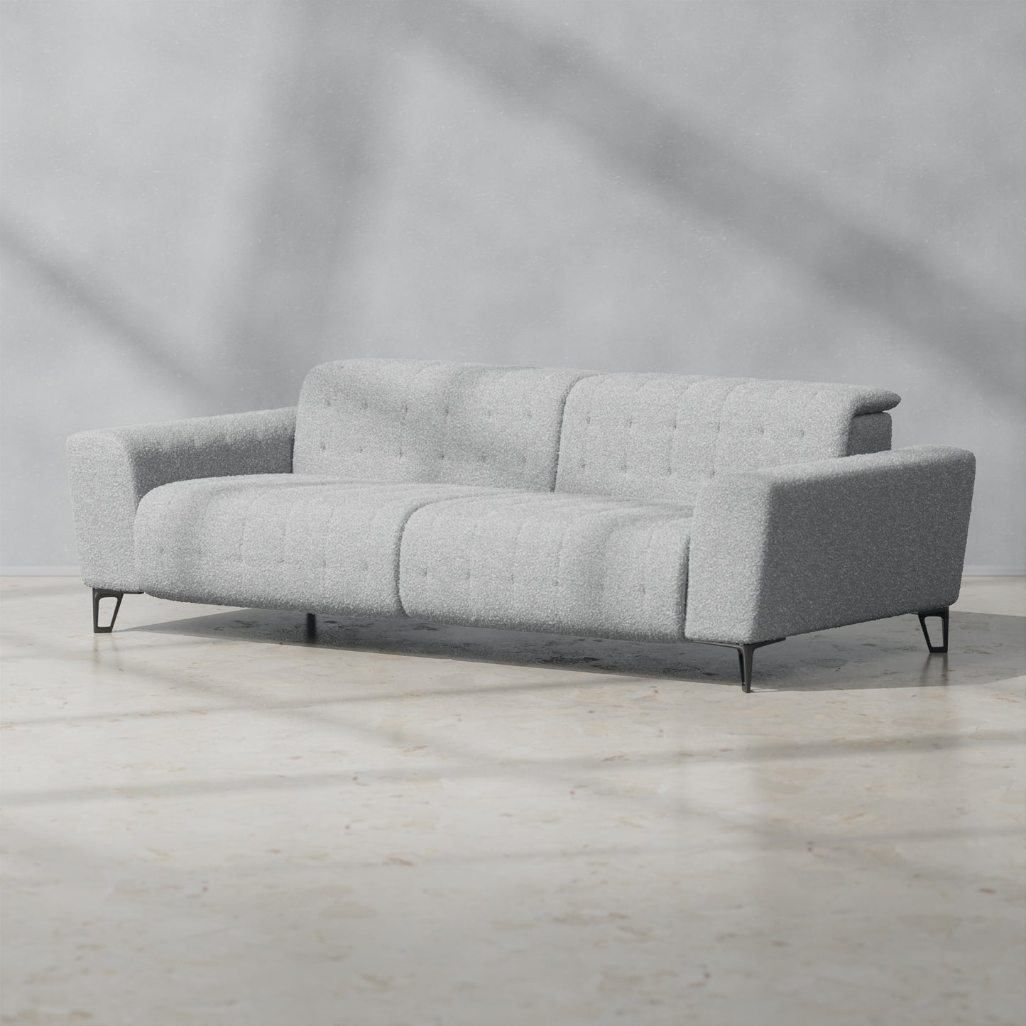 Boucle Light Grey