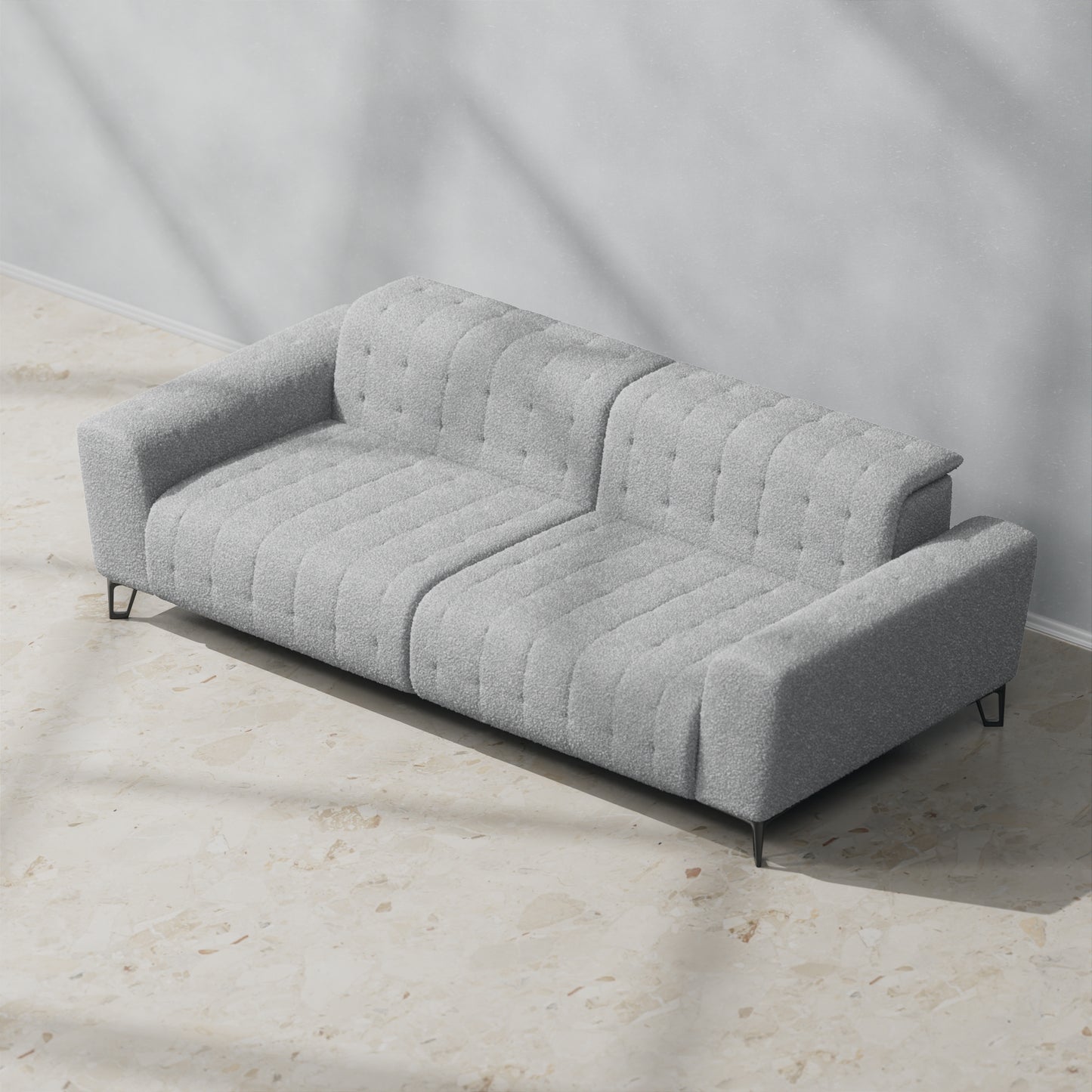 Boucle Light Grey