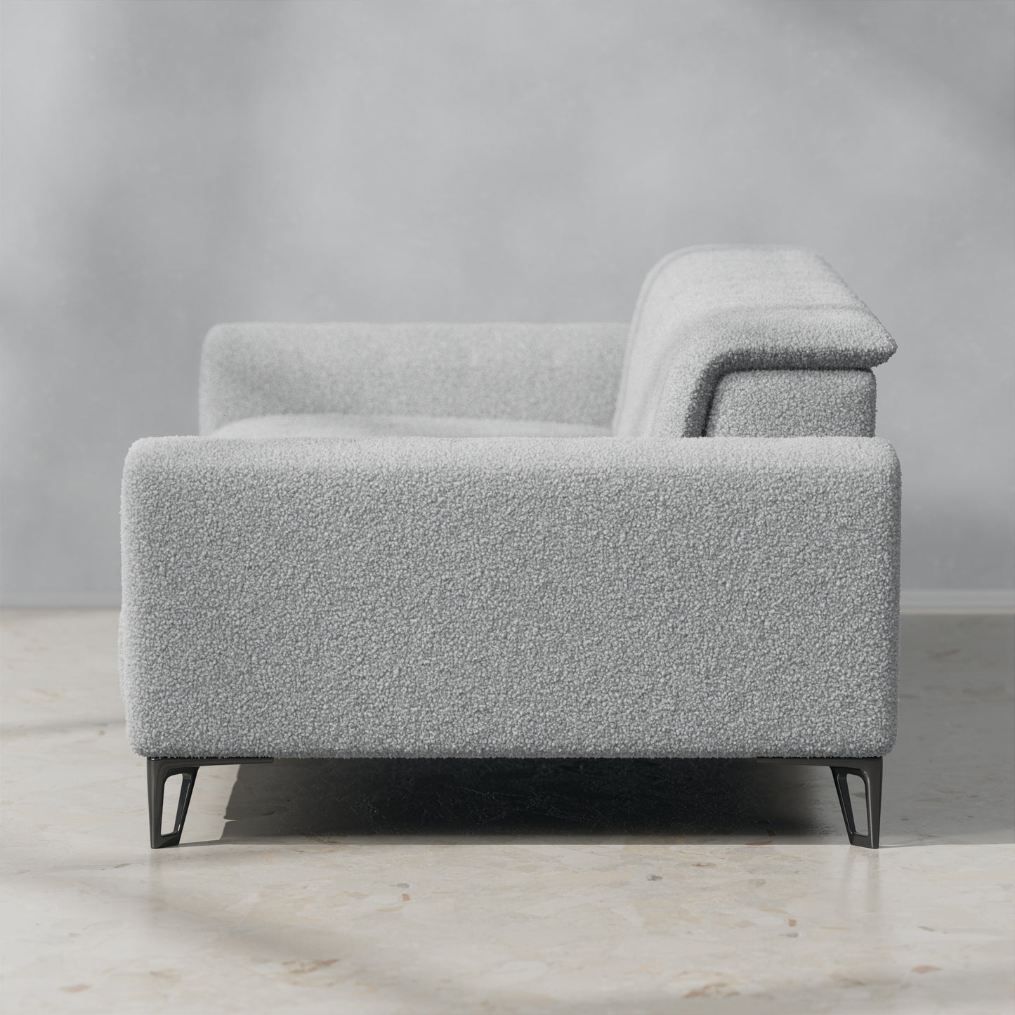 Boucle Light Grey