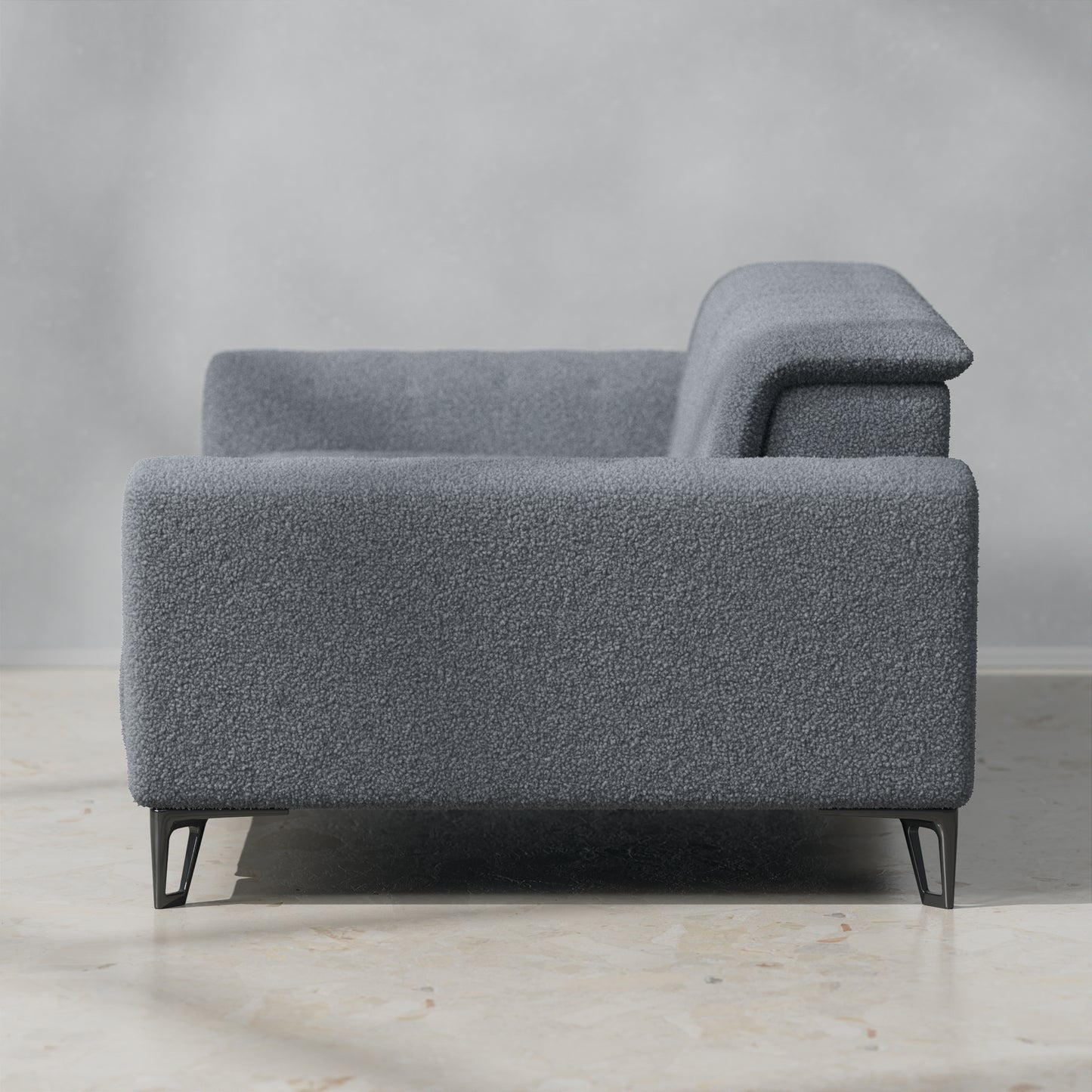 Boucle Dark Grey