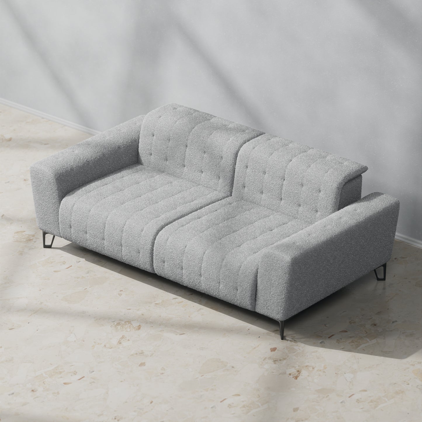 Boucle Light Grey