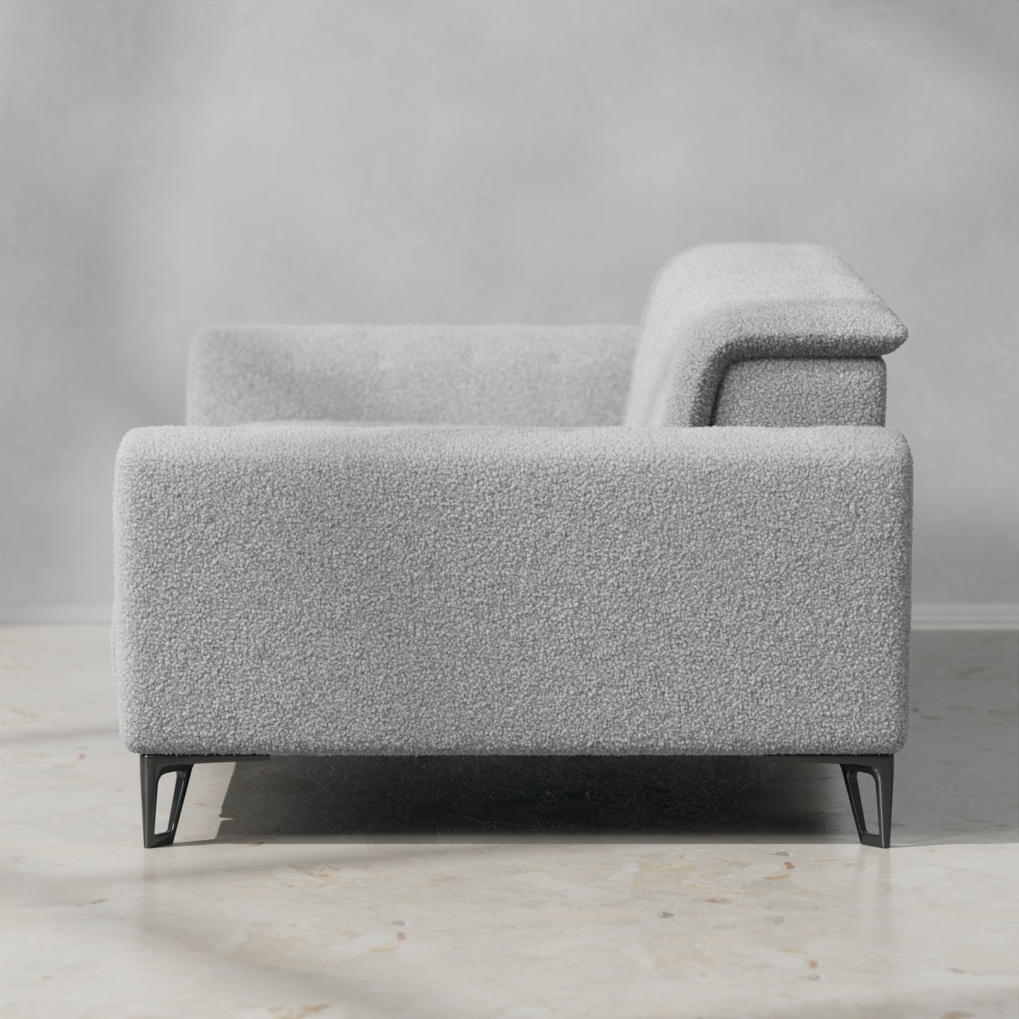 Boucle Light Grey