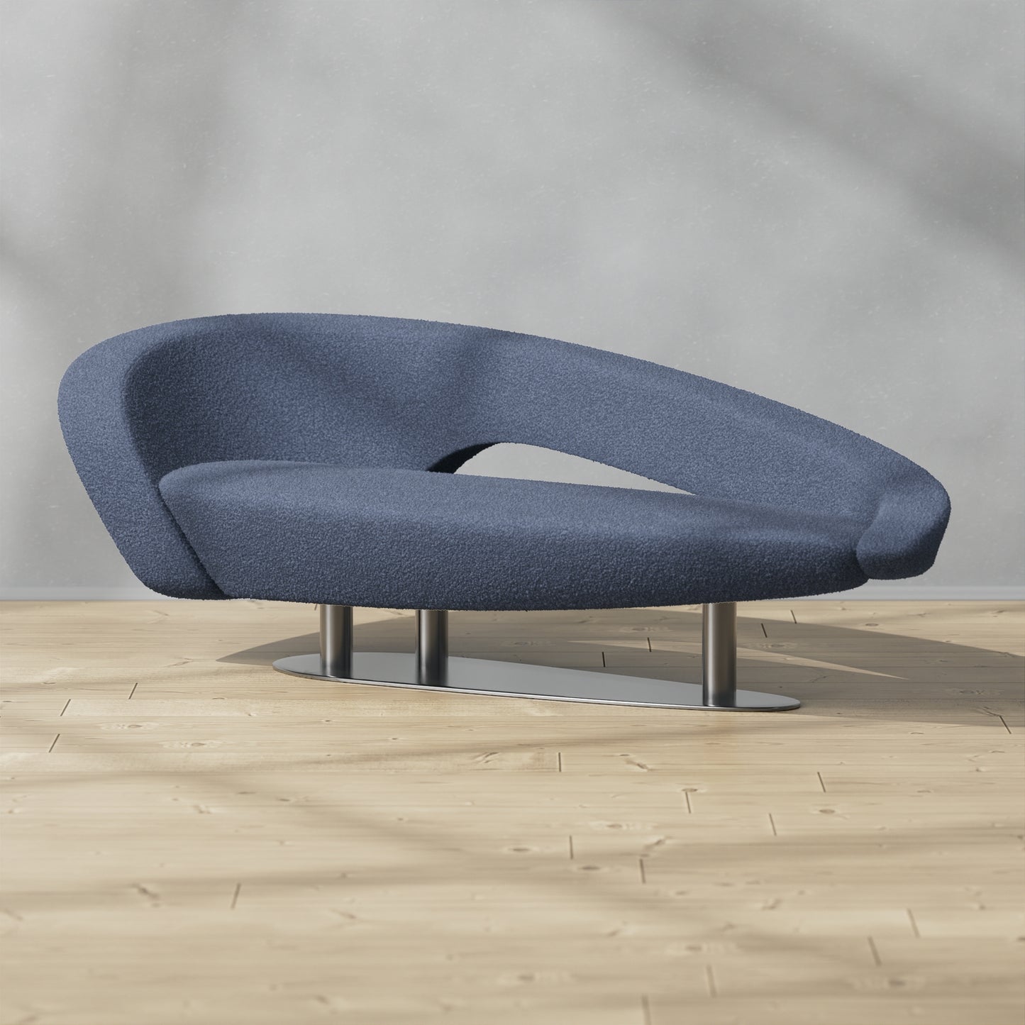Cloud Boucle Marine Blue