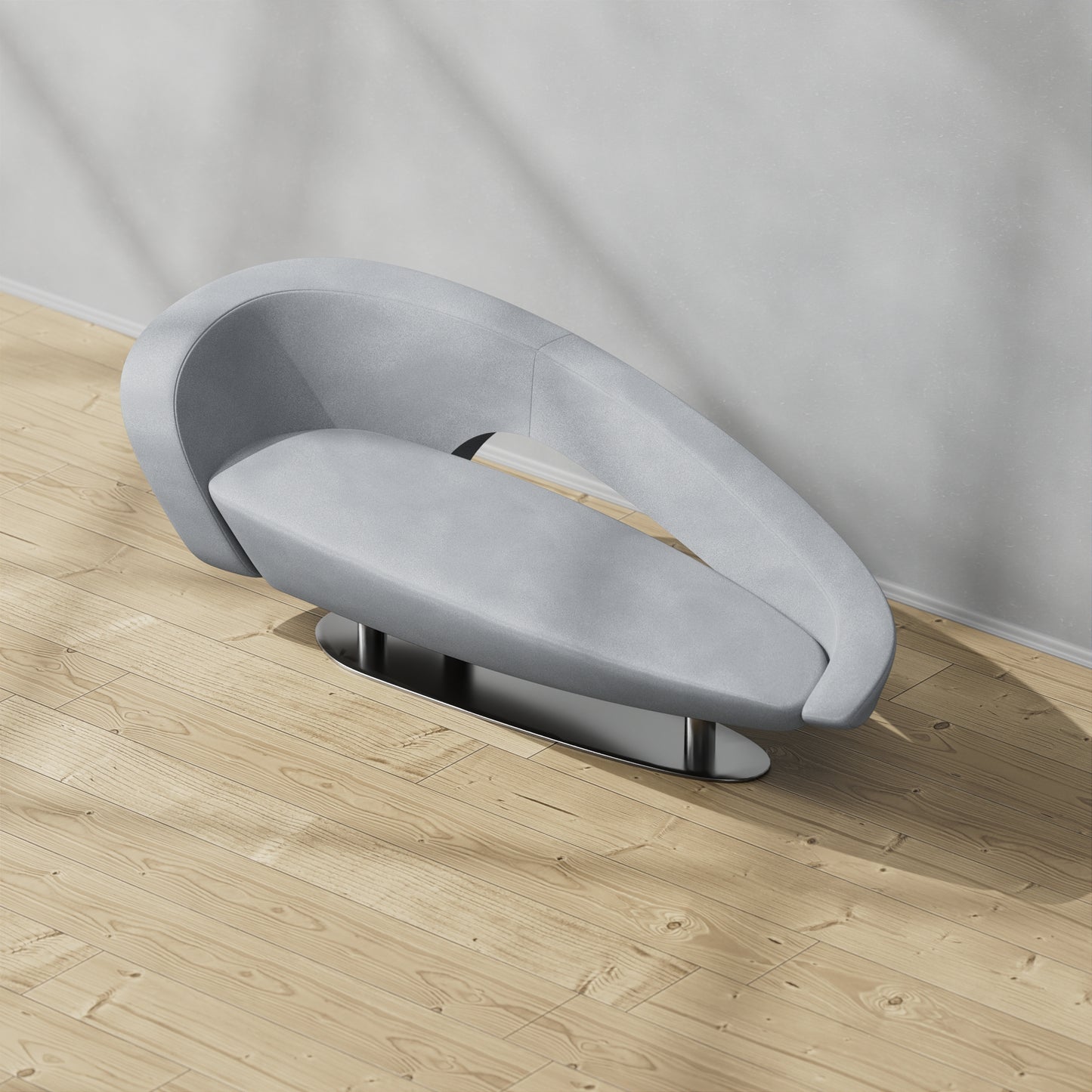 Plush Velvet Light Grey