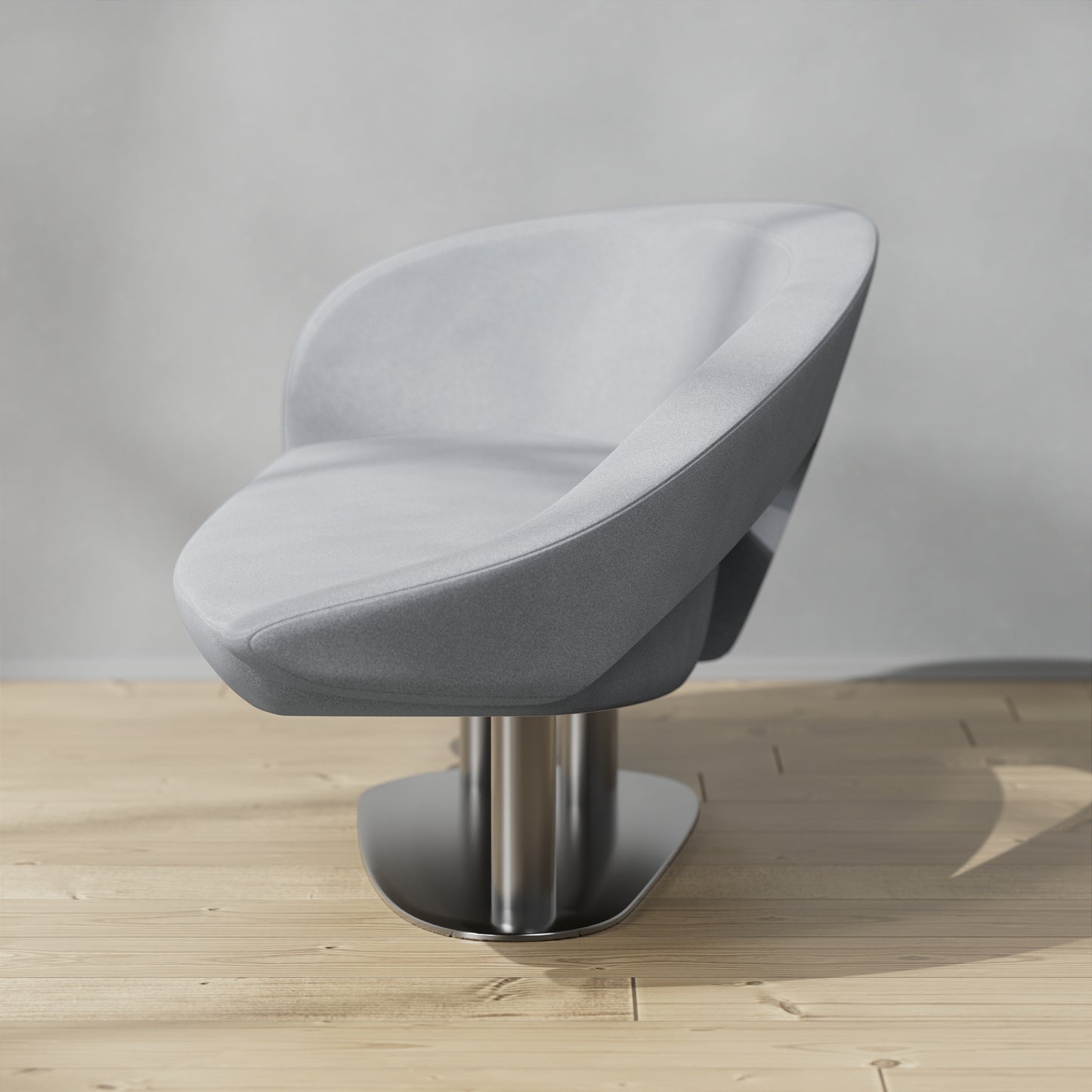Plush Velvet Light Grey