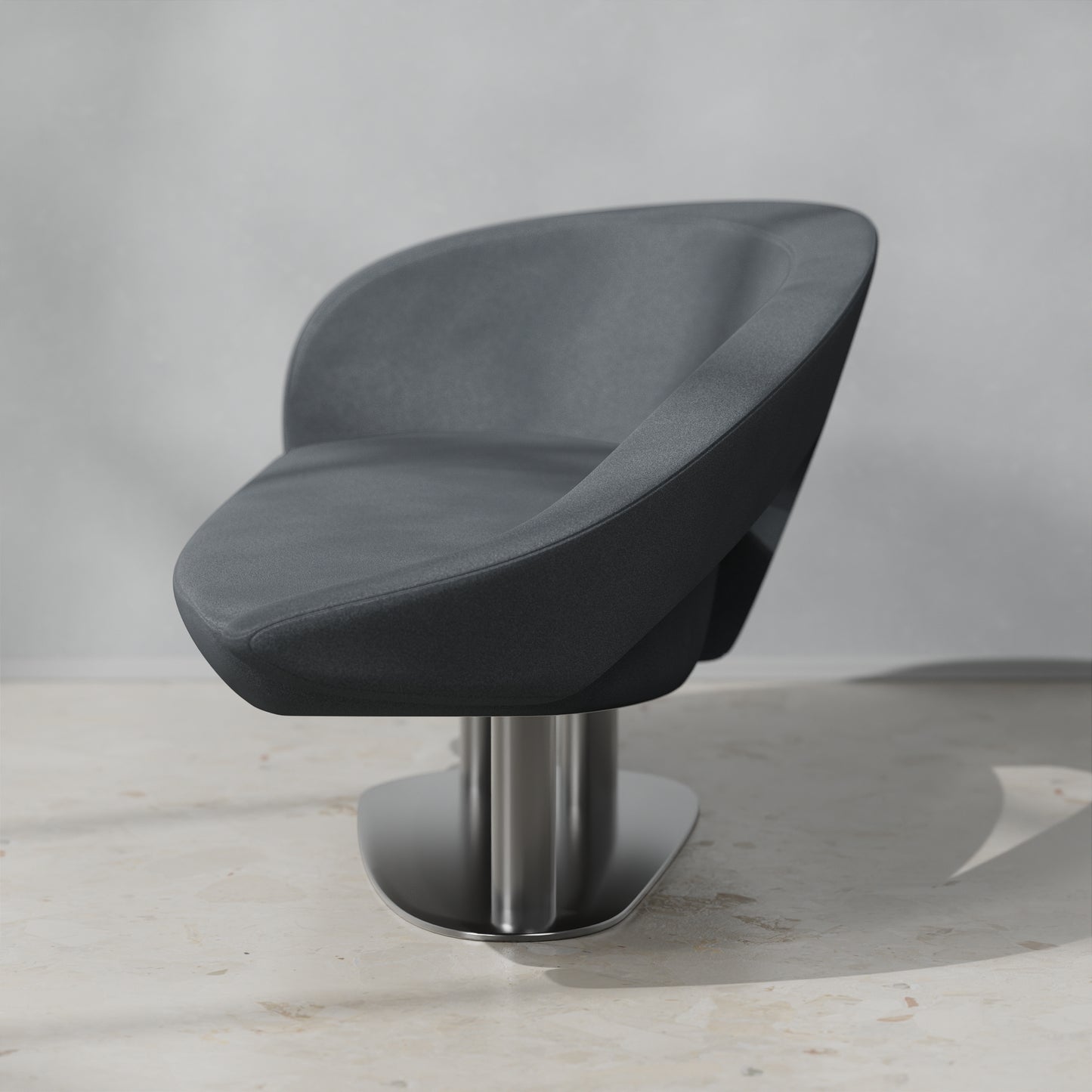 Plush Velvet Dark Grey