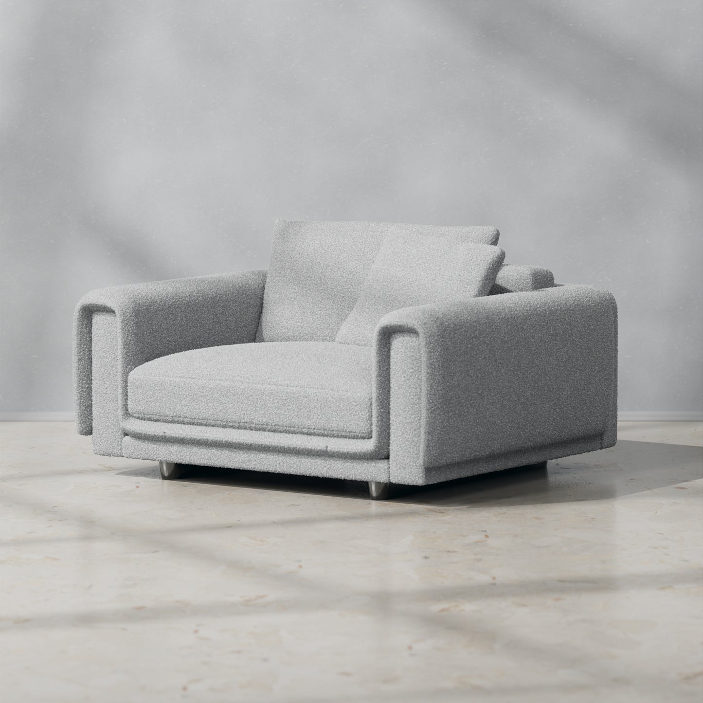 Boucle Light Grey