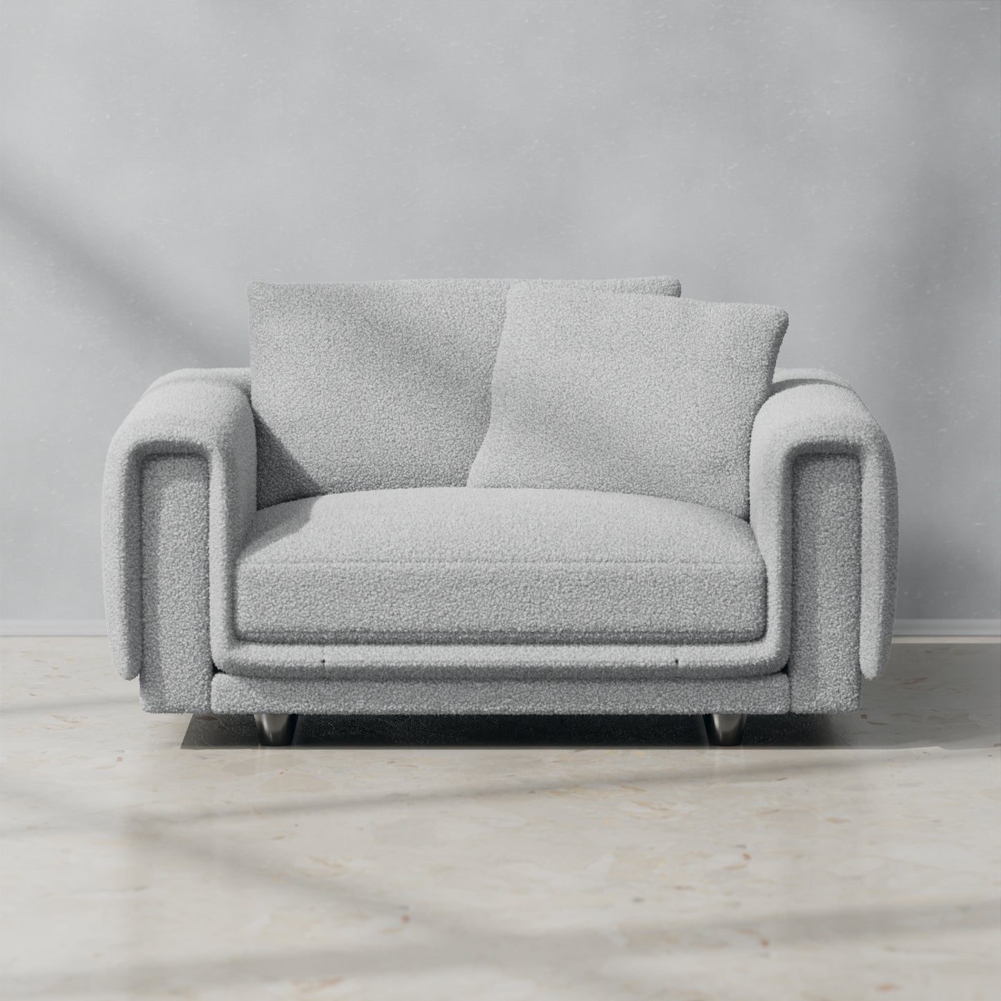 Boucle Light Grey