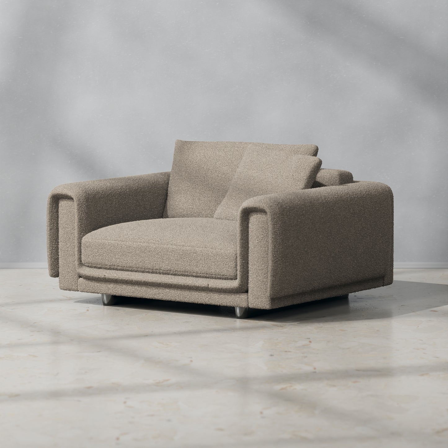 Boucle Taupe
