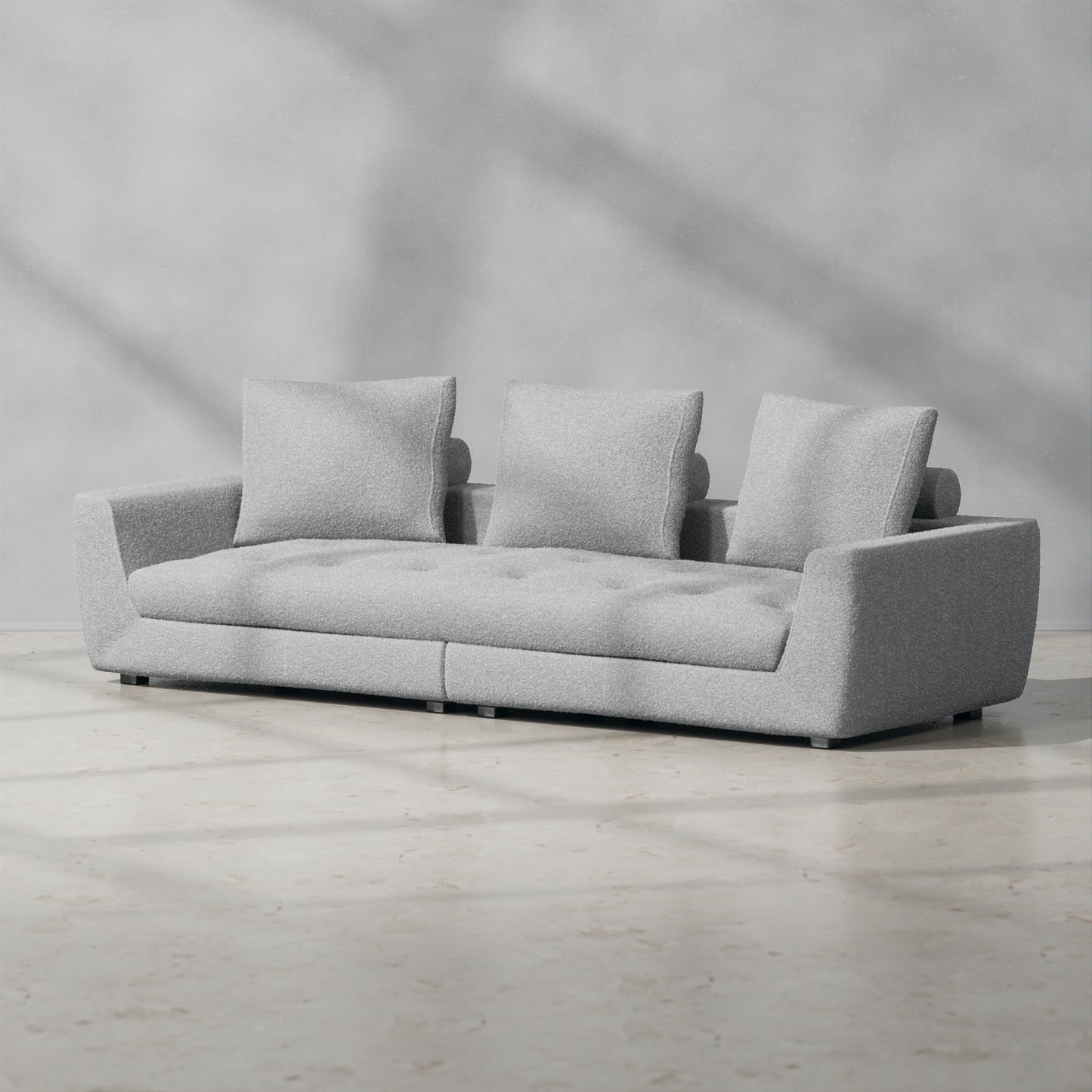 Boucle Light Grey