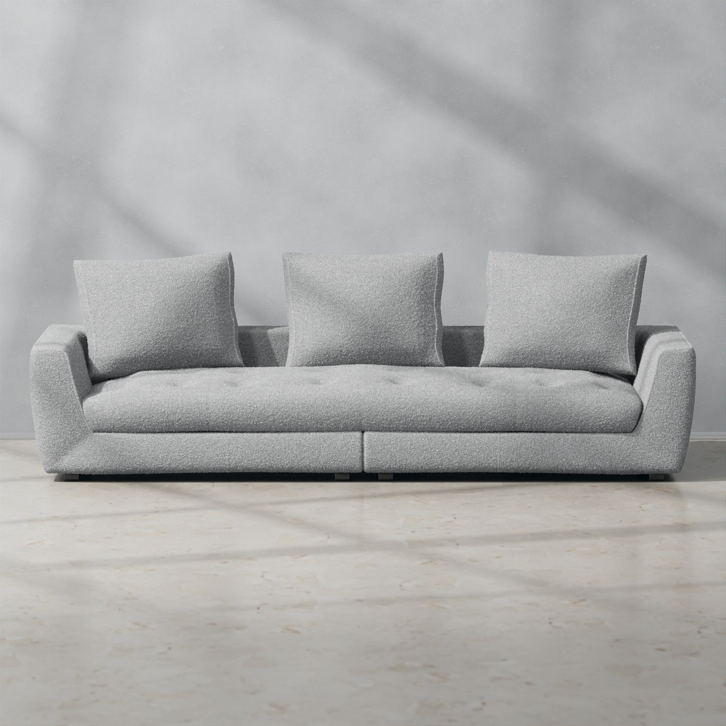 Boucle Light Grey