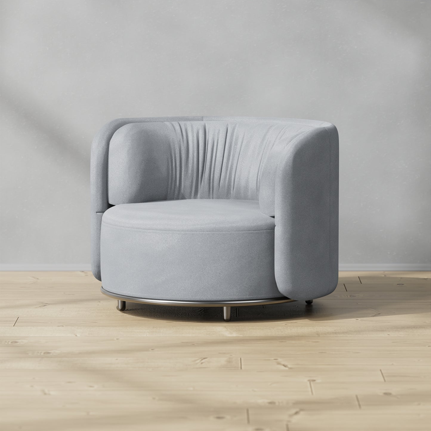 Plush Velvet Light Grey