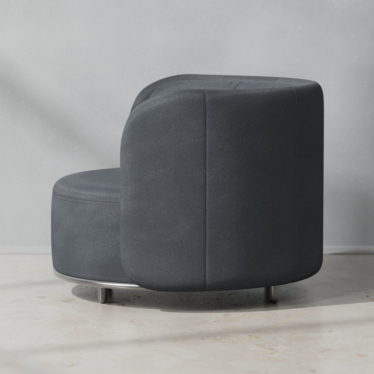 Plush Velvet Dark Grey
