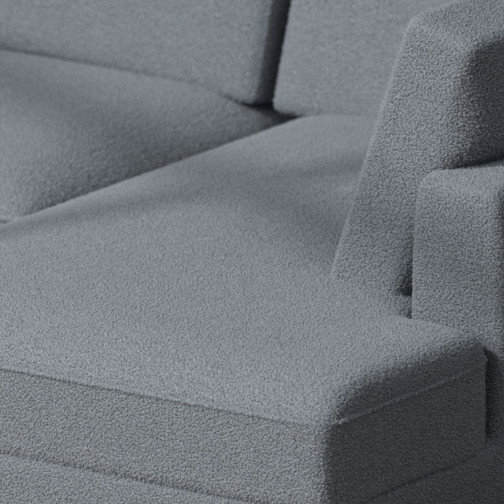 Boucle Dark Grey